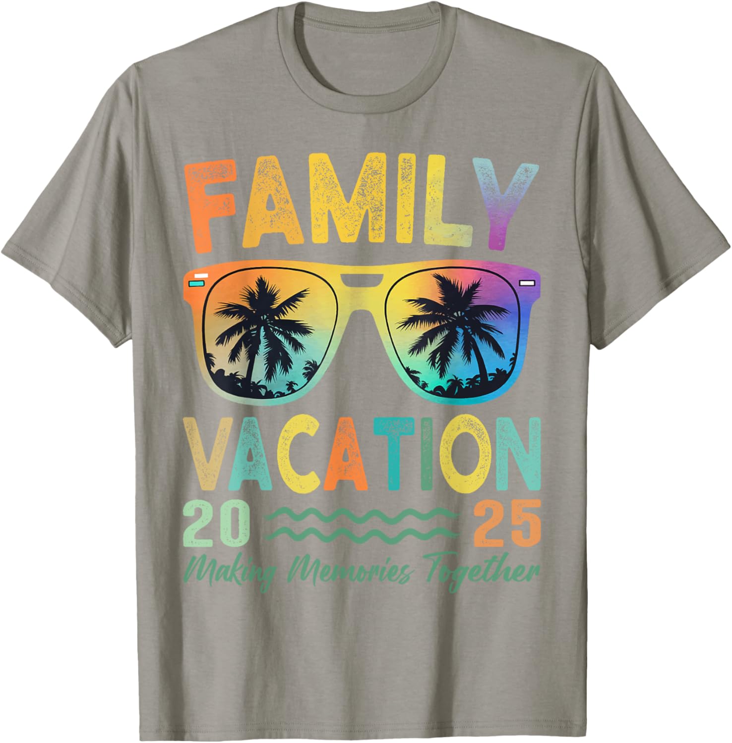 Family Vacation 2025 Memories Family Reunion T-Shirt for All Ages - 13