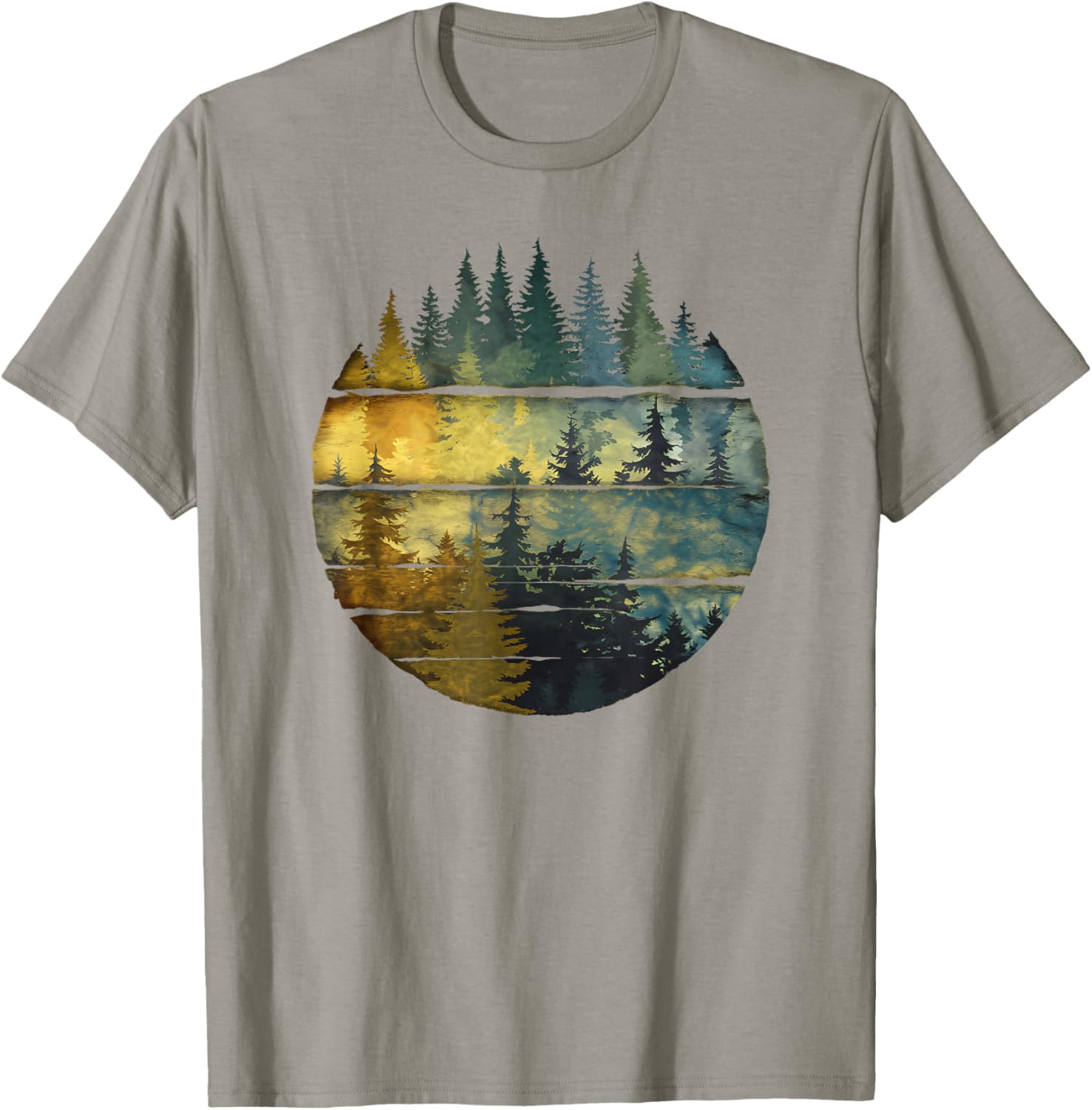 Dibble Dabble Designs Grey Outdoor Nature Graphic T-Shirt for All Ages - 2