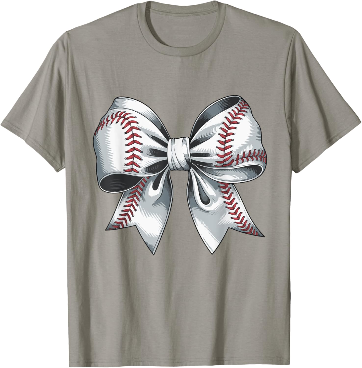 Cute Baseball Bow T-Shirt for Moms - Perfect Gift for Baseball Moms - 22