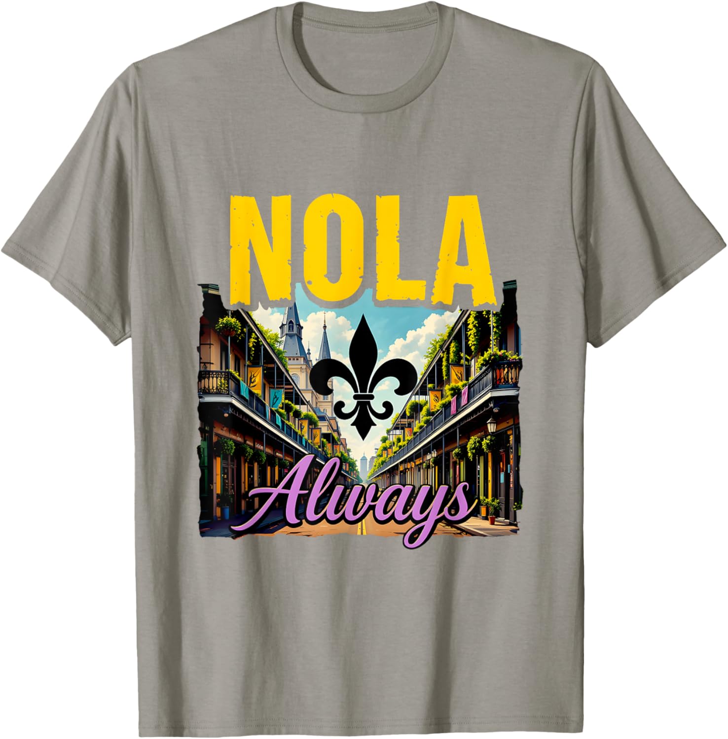 NOLA Never Forget New Orleans Support T-Shirt for Proud Locals - 5
