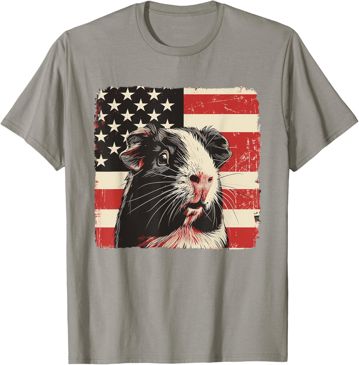 Patriotic Guinea Pig 4th of July T-Shirt for Boys and Kids - 14