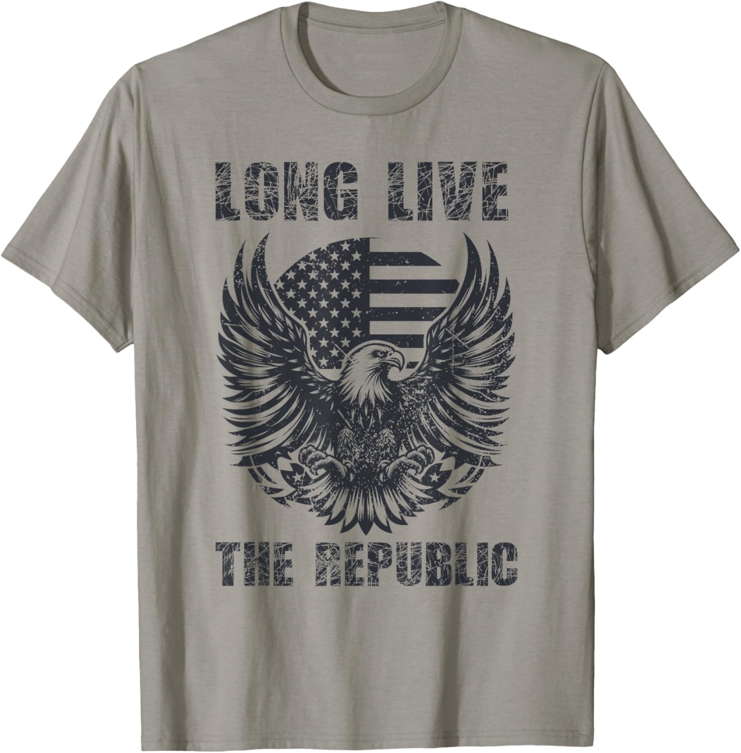 Long Live the Republic US Flag T-Shirt for Patriotic Style and Comfort - 6