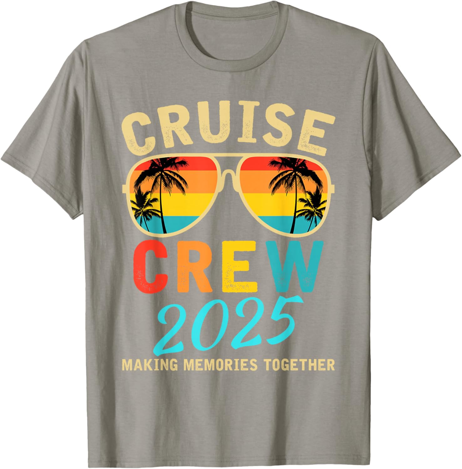 Cruise Crew 2025 Summer Vacation Funny Matching Group T-Shirt - 11