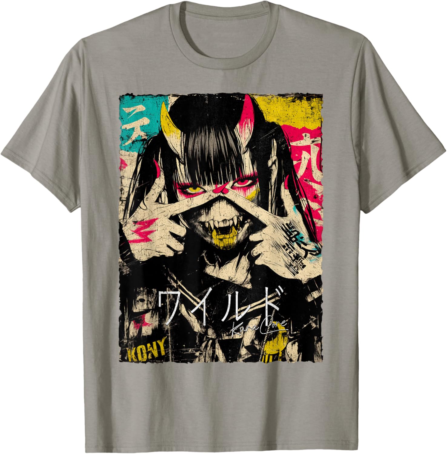 Japanese Cyberpunk Y2K Retro Techwear Anime T-Shirt for Street Style - 13