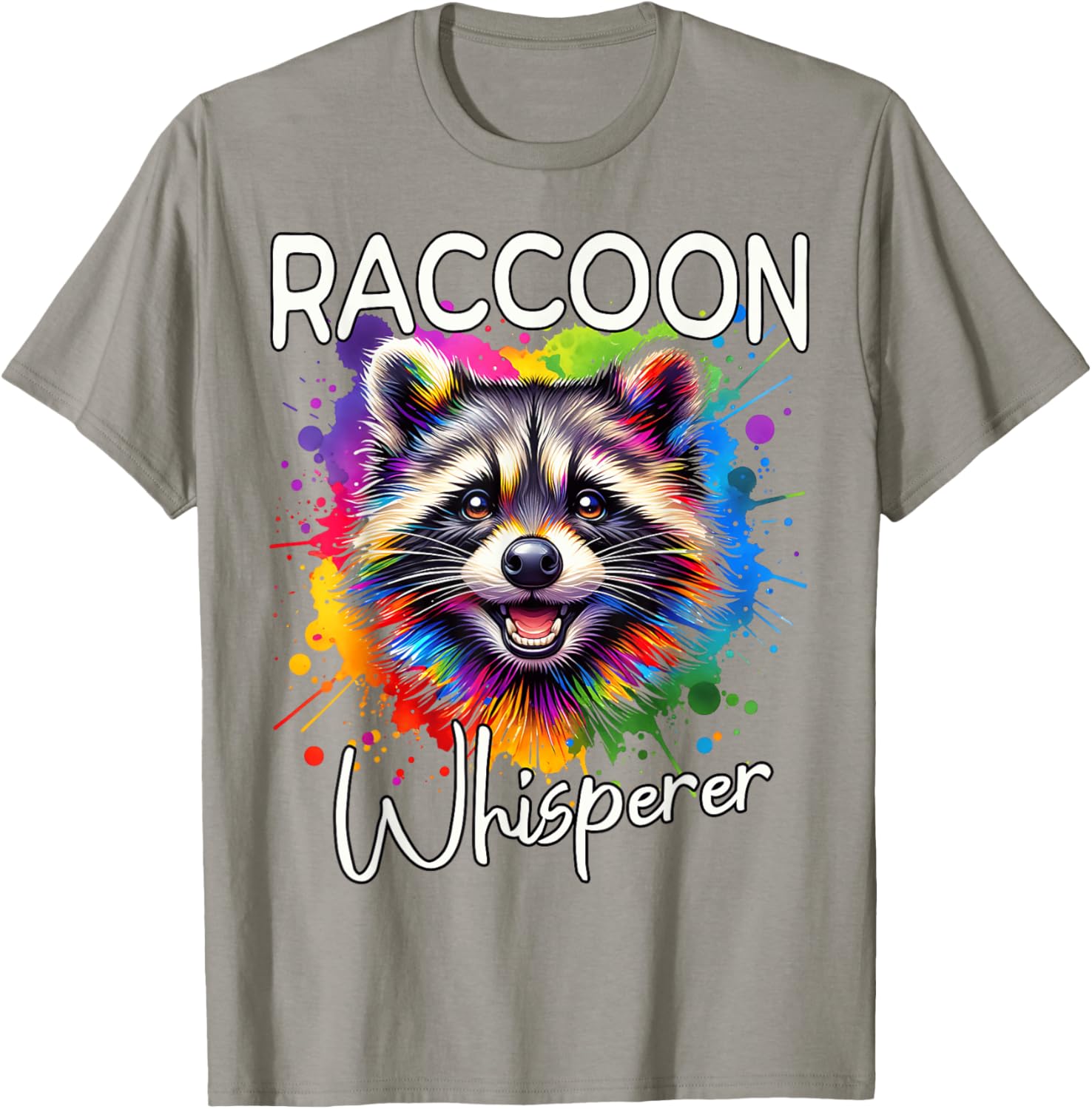 Cute North American Raccoon Whisperer T-Shirt for Animal Lovers - 1
