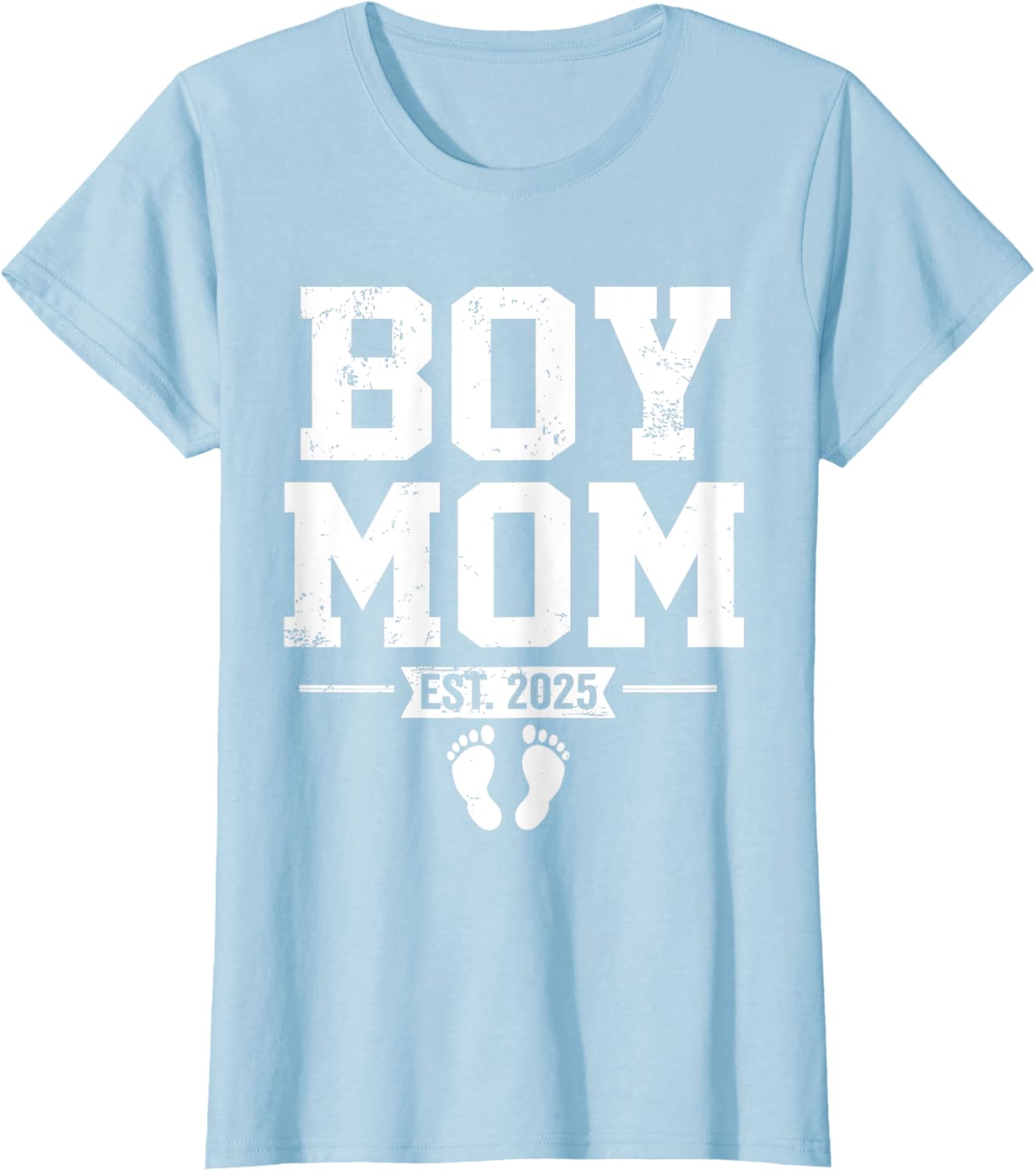 Boy Mom Established 2025 Newborn Mother's Day Gift T-Shirt - 11