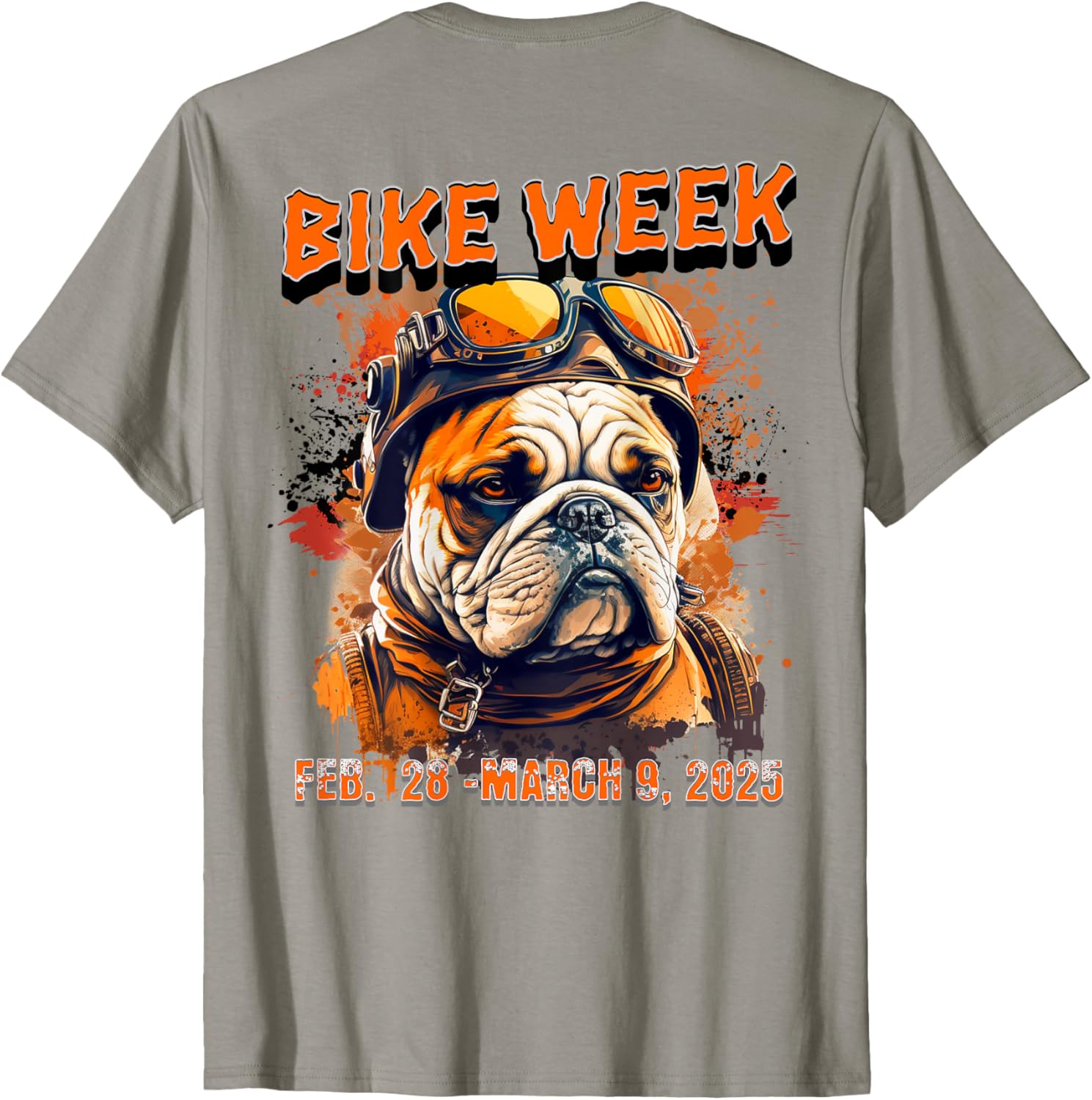 Bike Week 2025 Rally Dog Art T-Shirt for Men, Women, and Kids - 25