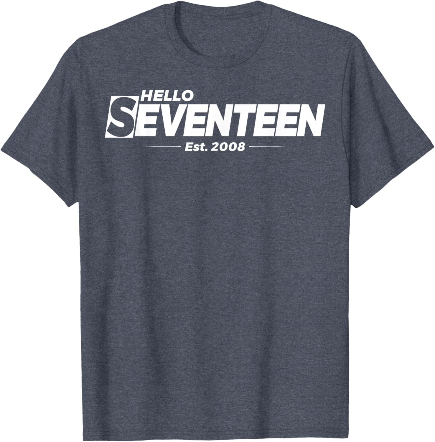 Hello Seventeen Birthday T-Shirt for 17th Birthday Celebration Gifts - 2