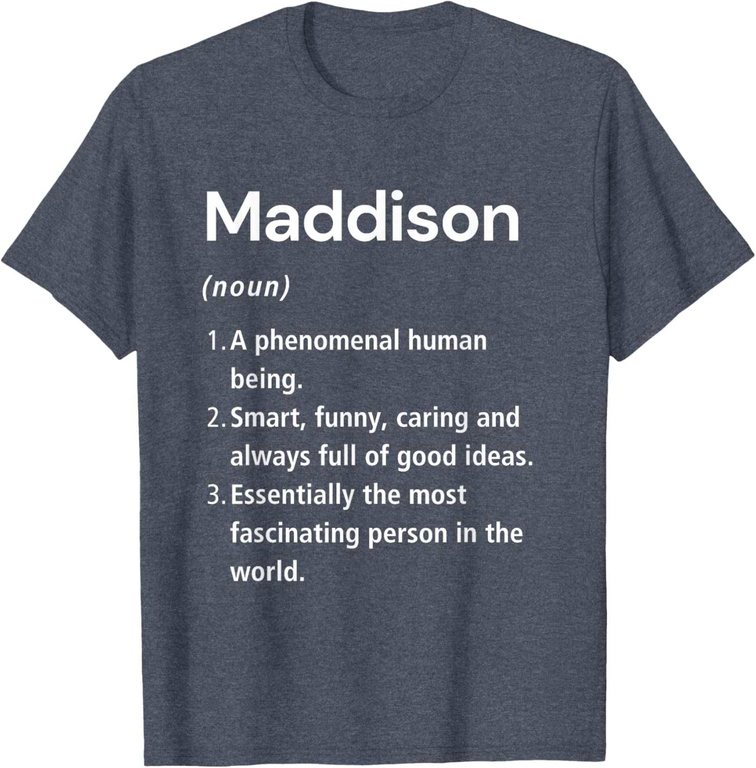 Funny Maddison Name Definition T-Shirt for Unique Style Lovers - 23