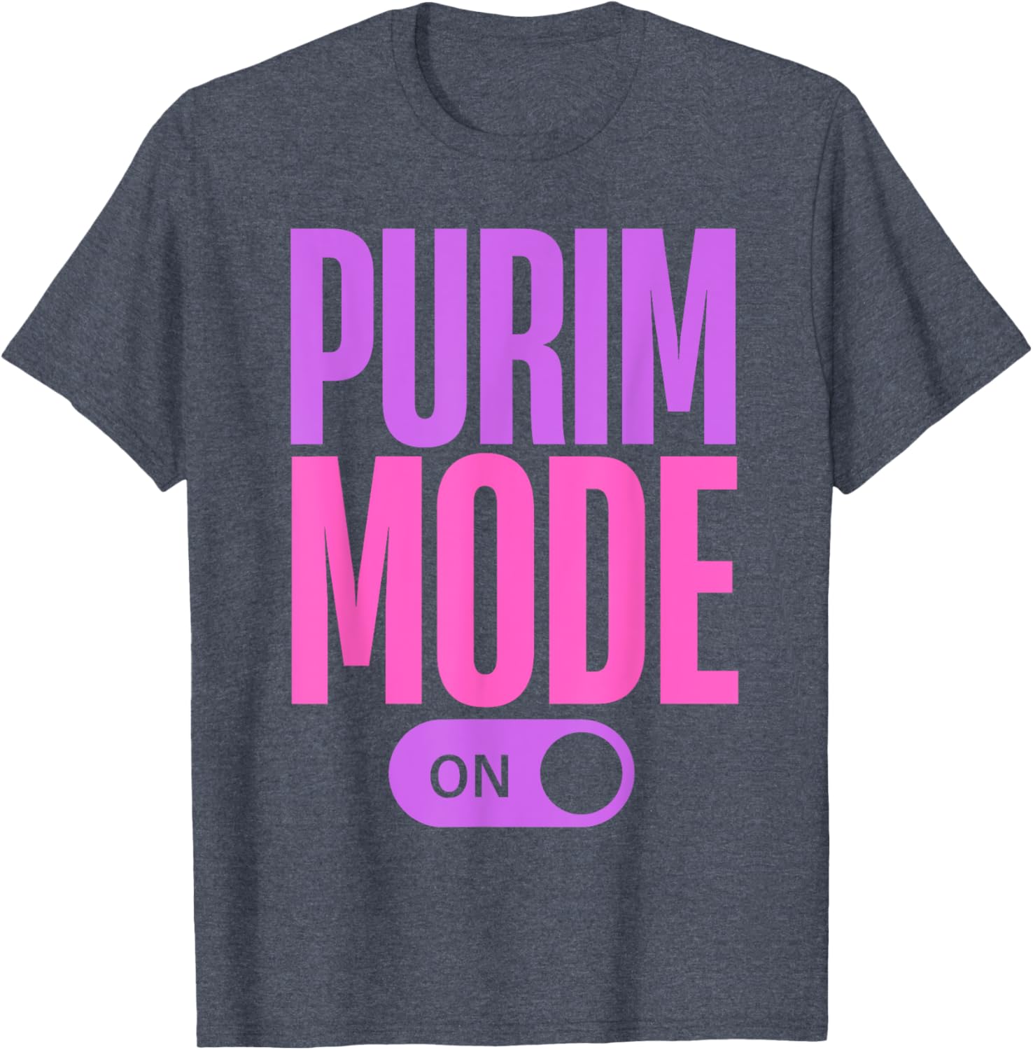 Funny Purim T-Shirt - Purim Mode On Costume for Happy Jewish Celebration - 3