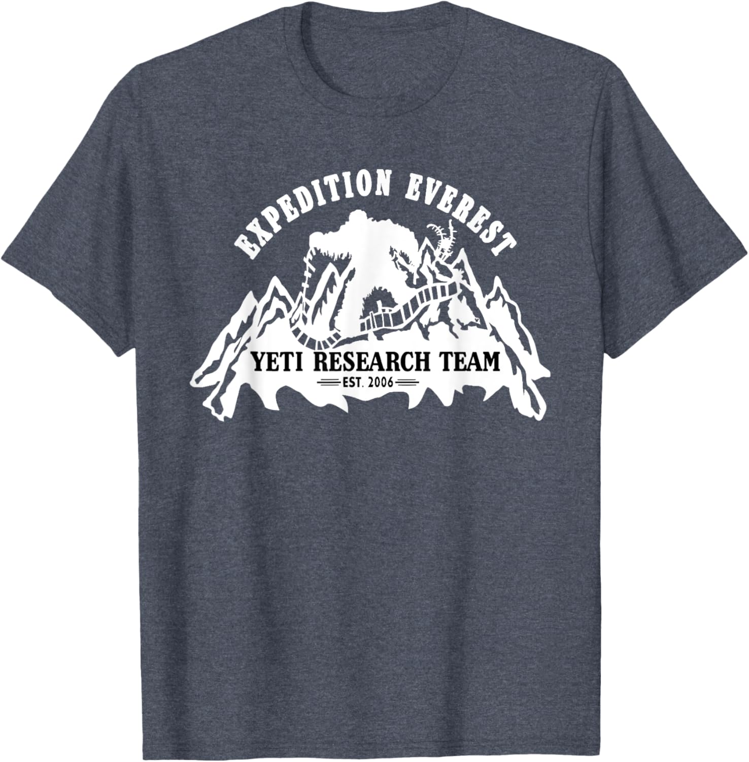Mountain Lovers Expedition Everest Animal Theme Park Trip T-Shirt - 25