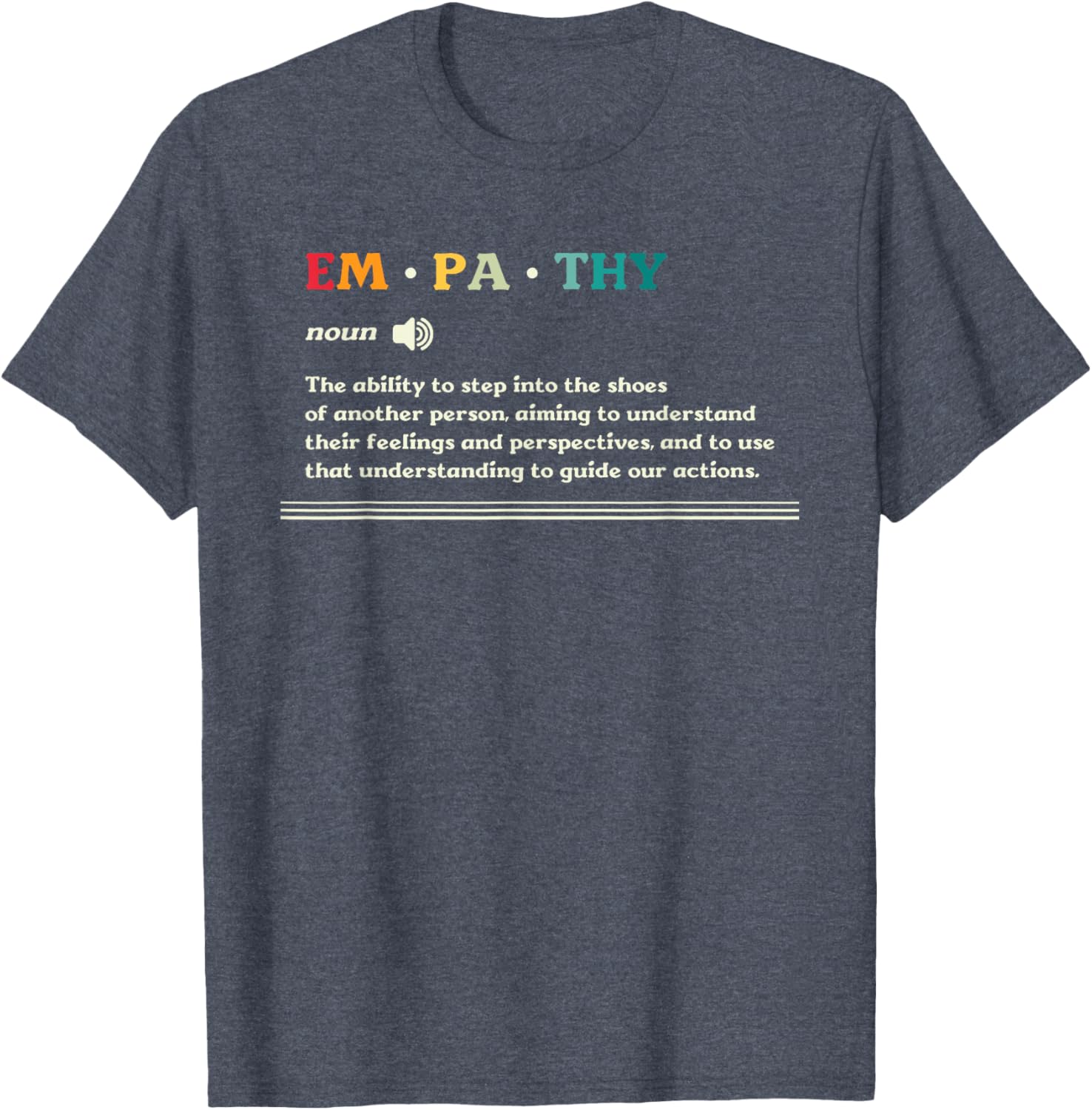 Empathy Noun Ability to Understand Feelings T-Shirt for Compassionate Souls - 14