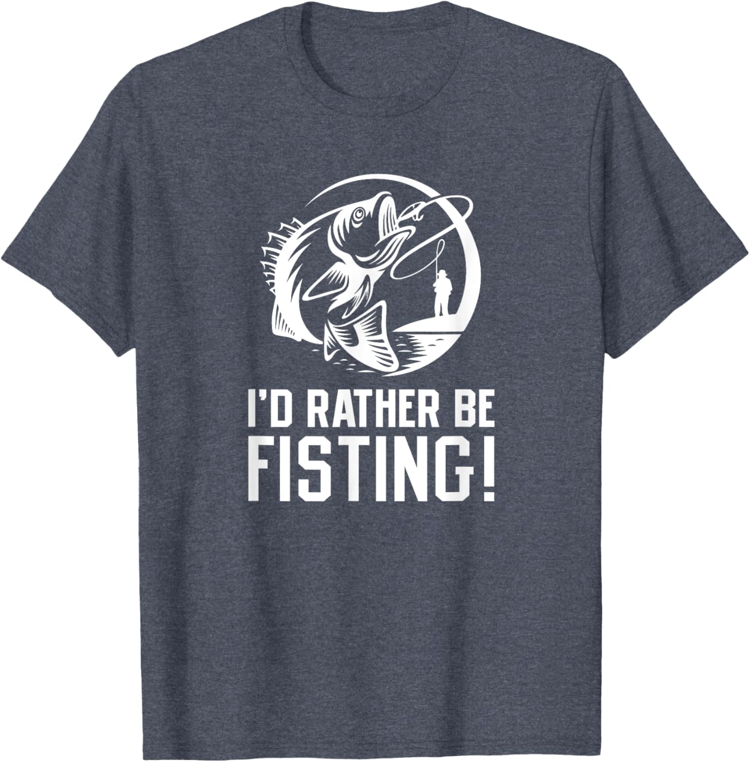 I'd Rather Be Fisting Funny Graphic T-Shirt for Casual Wear - 11