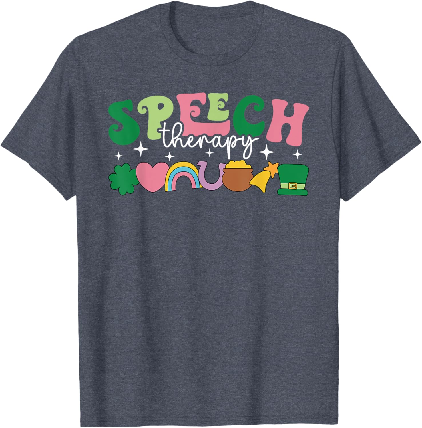 Lucky Charm St Patrick's Day Speech Therapy T-Shirt for SLPs - 5