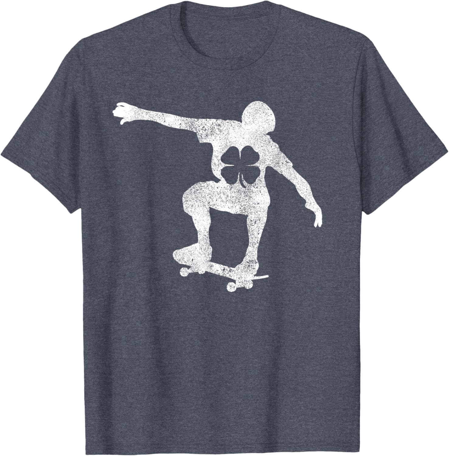 Skater's Shamrock T-Shirt for St Patrick's Day Fun and Style - 3