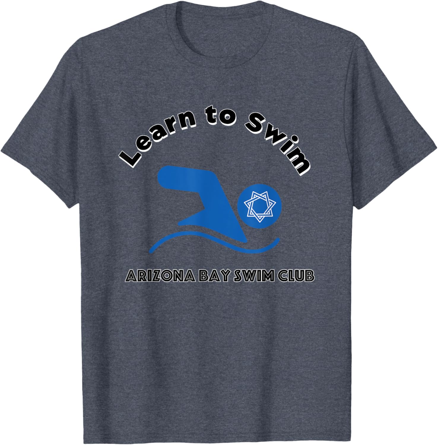 Learn to Swim Club Bay Arizona T-Shirt Fun Summer Swimwear Apparel - 6