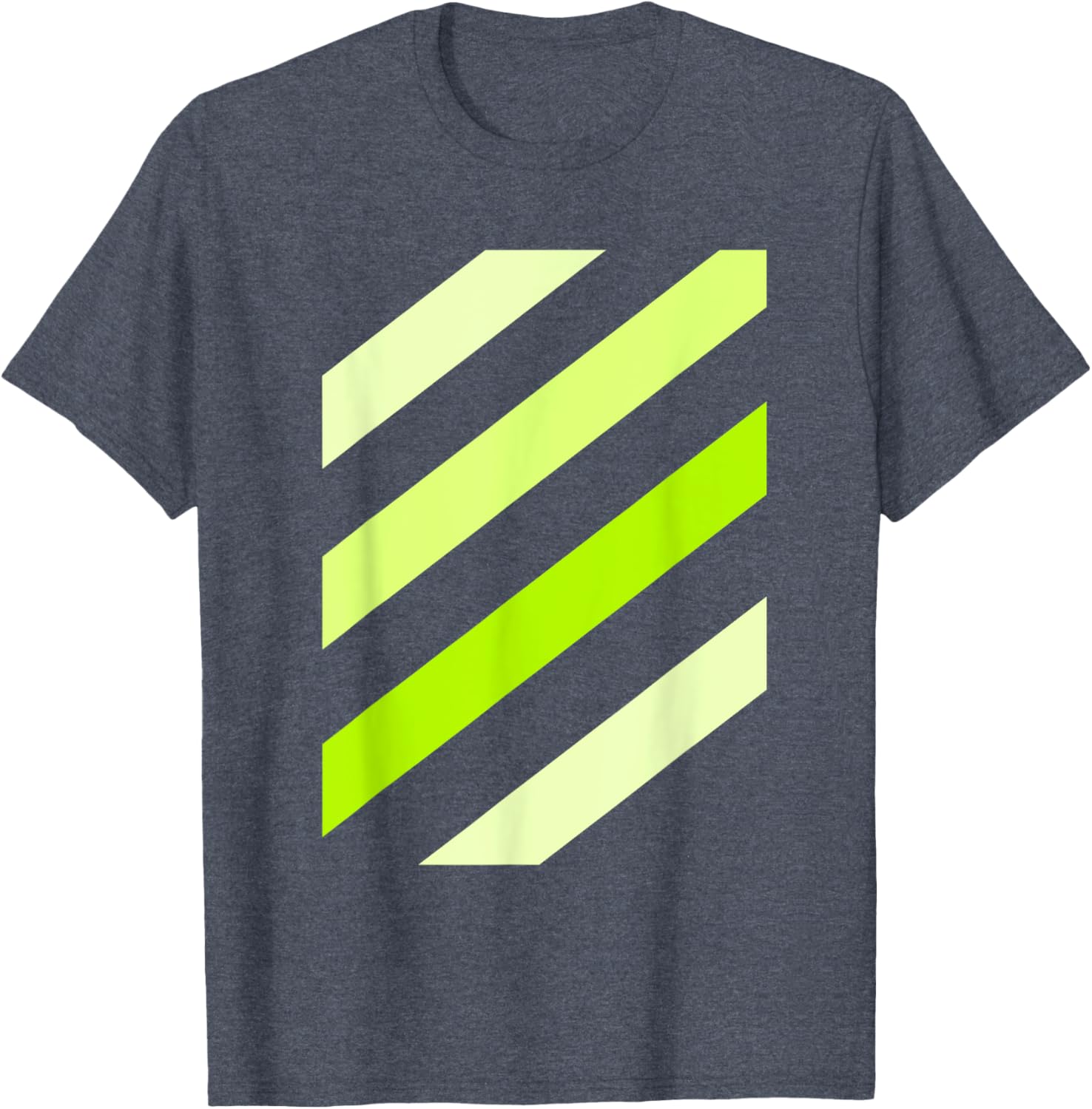 Stylish Green Stripe Graphic T-Shirt for Trendy Casual Wear - 14