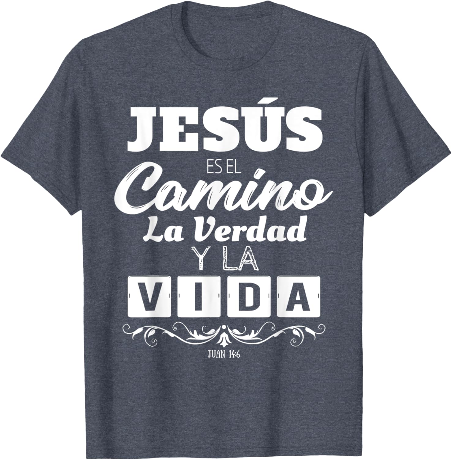 Jesus Is The Way Truth Life Christian Quotes T-Shirt for Believers - 3