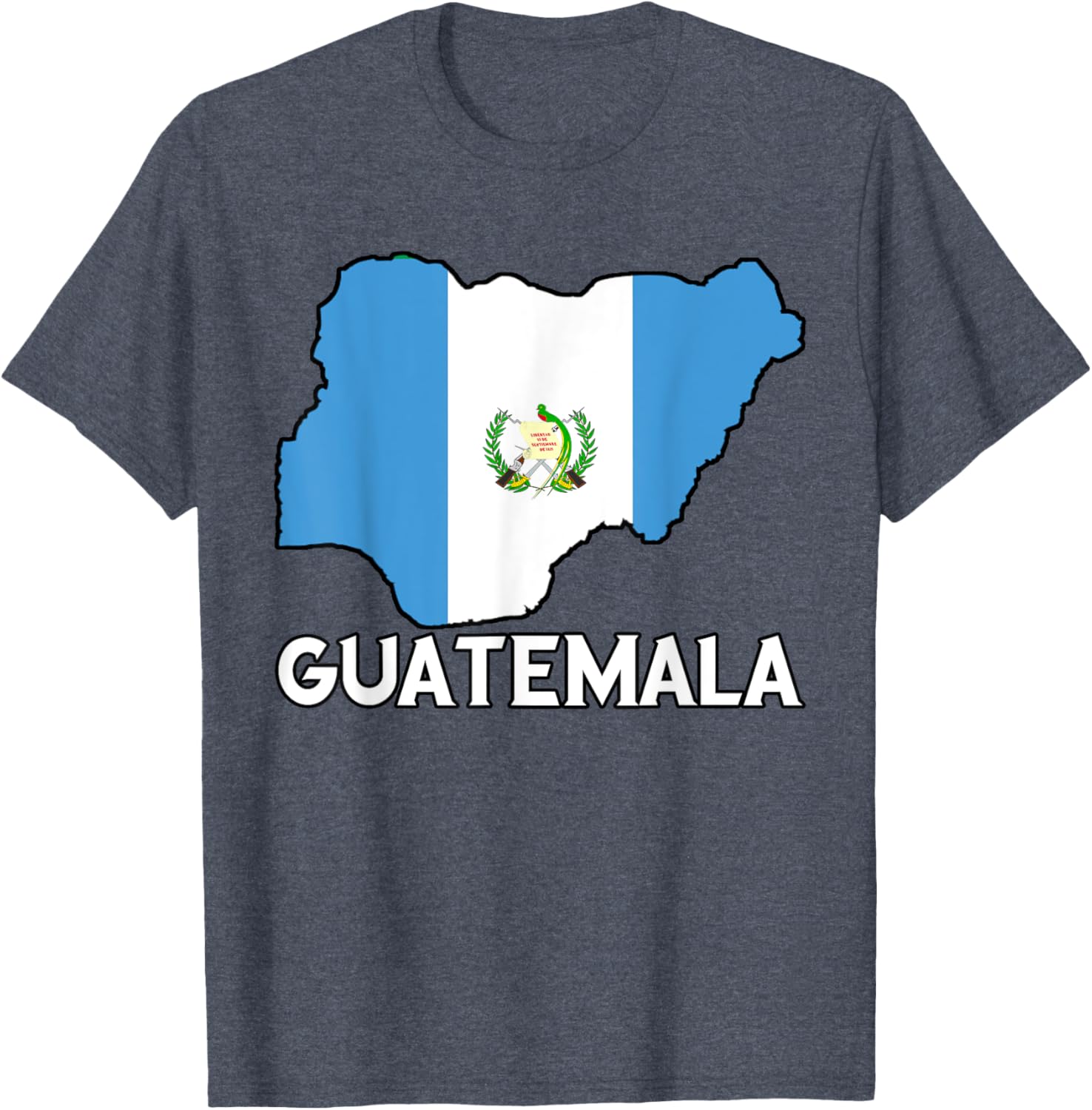 Guatemalan Pride T-Shirt with Flag Map for Cultural Connection - 26