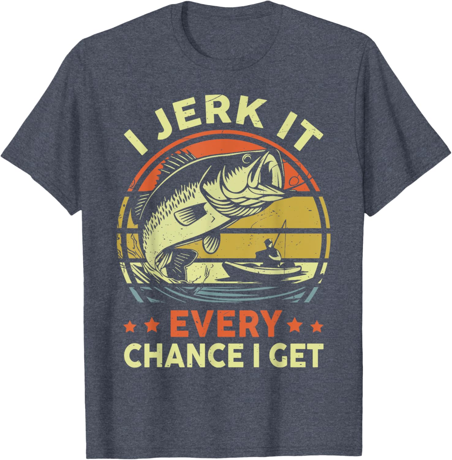 Funny Kayak Fishing Step Dad T-Shirt Perfect Gift for Outdoorsy Dads - 10