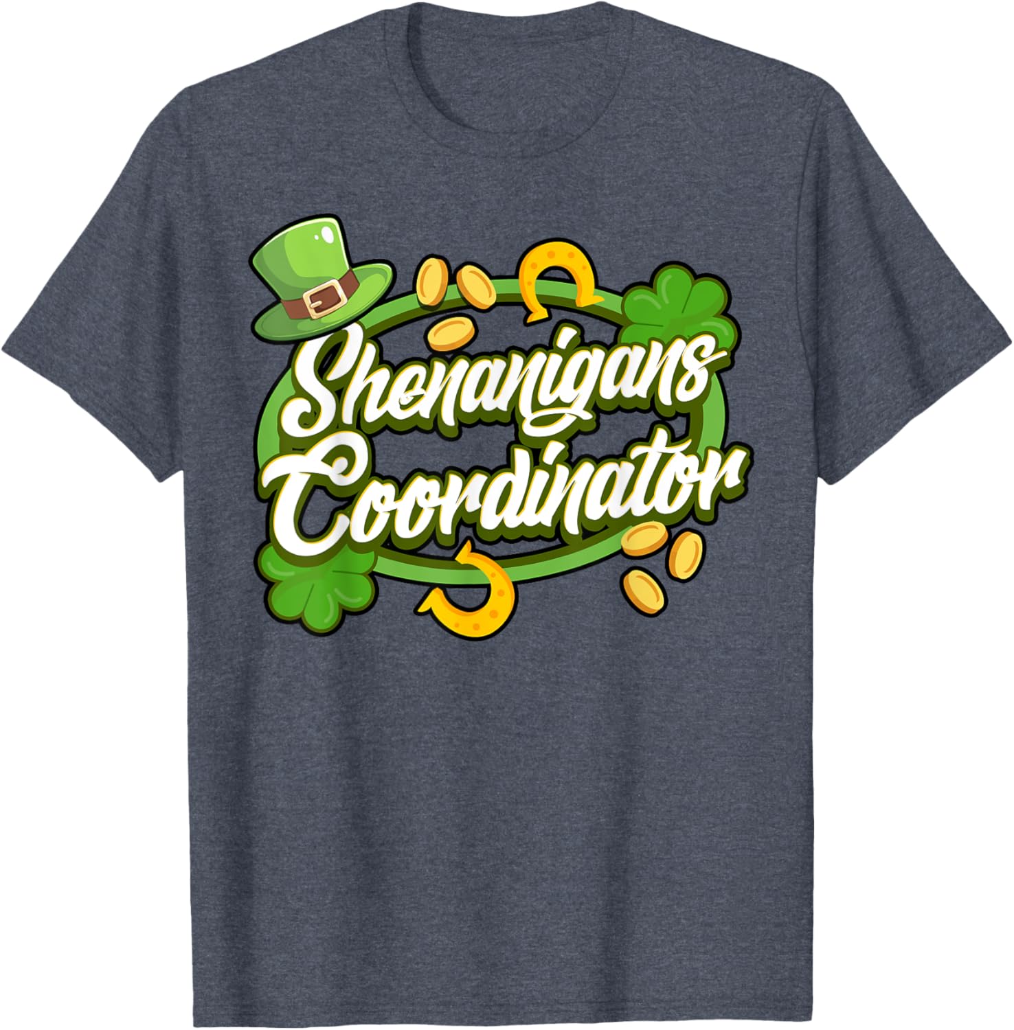Funny Shenanigans Coordinator St Patrick's Day T-Shirt for Fun Celebrations - 13