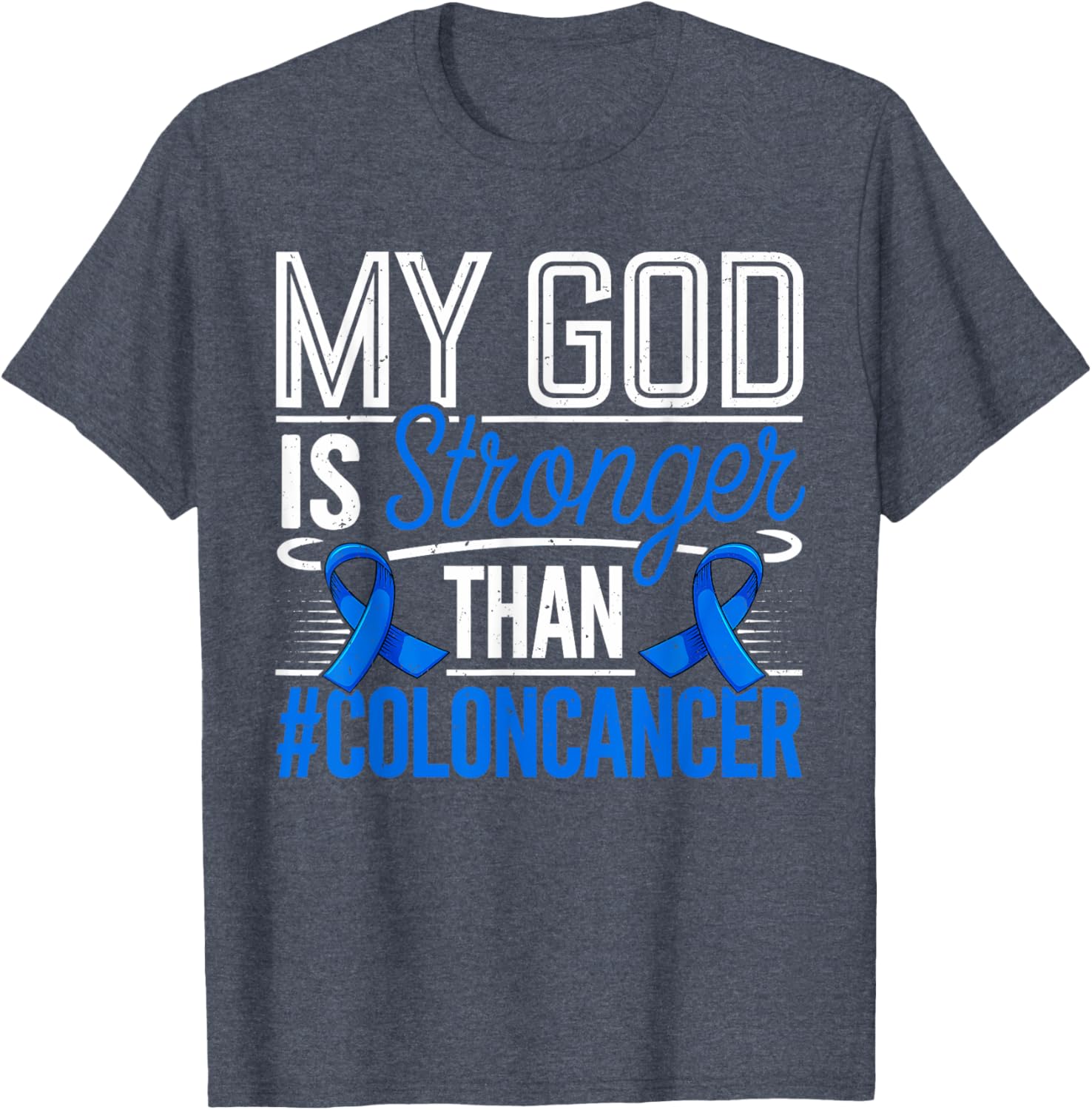 Funny Colon Cancer Awareness T-Shirt for Supportive and Stylish Advocacy - 14