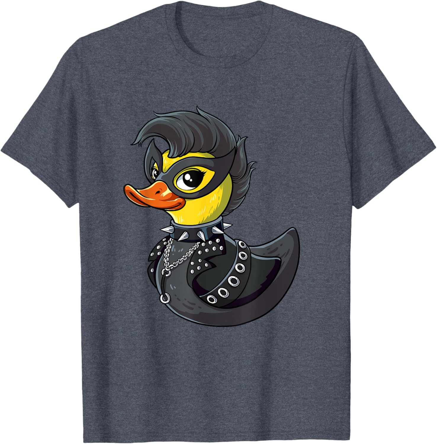 Punk Duck Rocker T-Shirt for Music Lovers - Cool Graphic Tee - 13