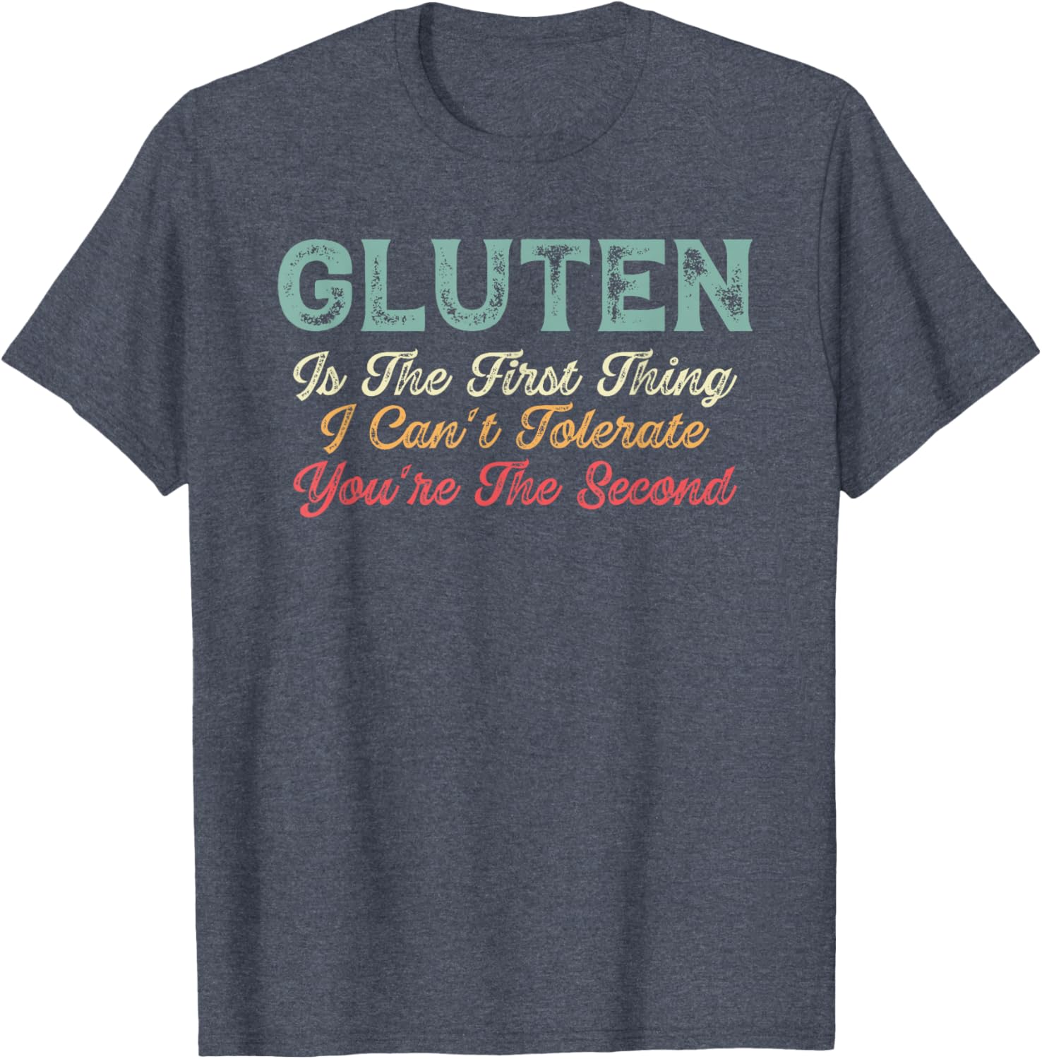Gluten Free T-Shirt - Fun Design for Gluten Sensitivity Awareness - 3
