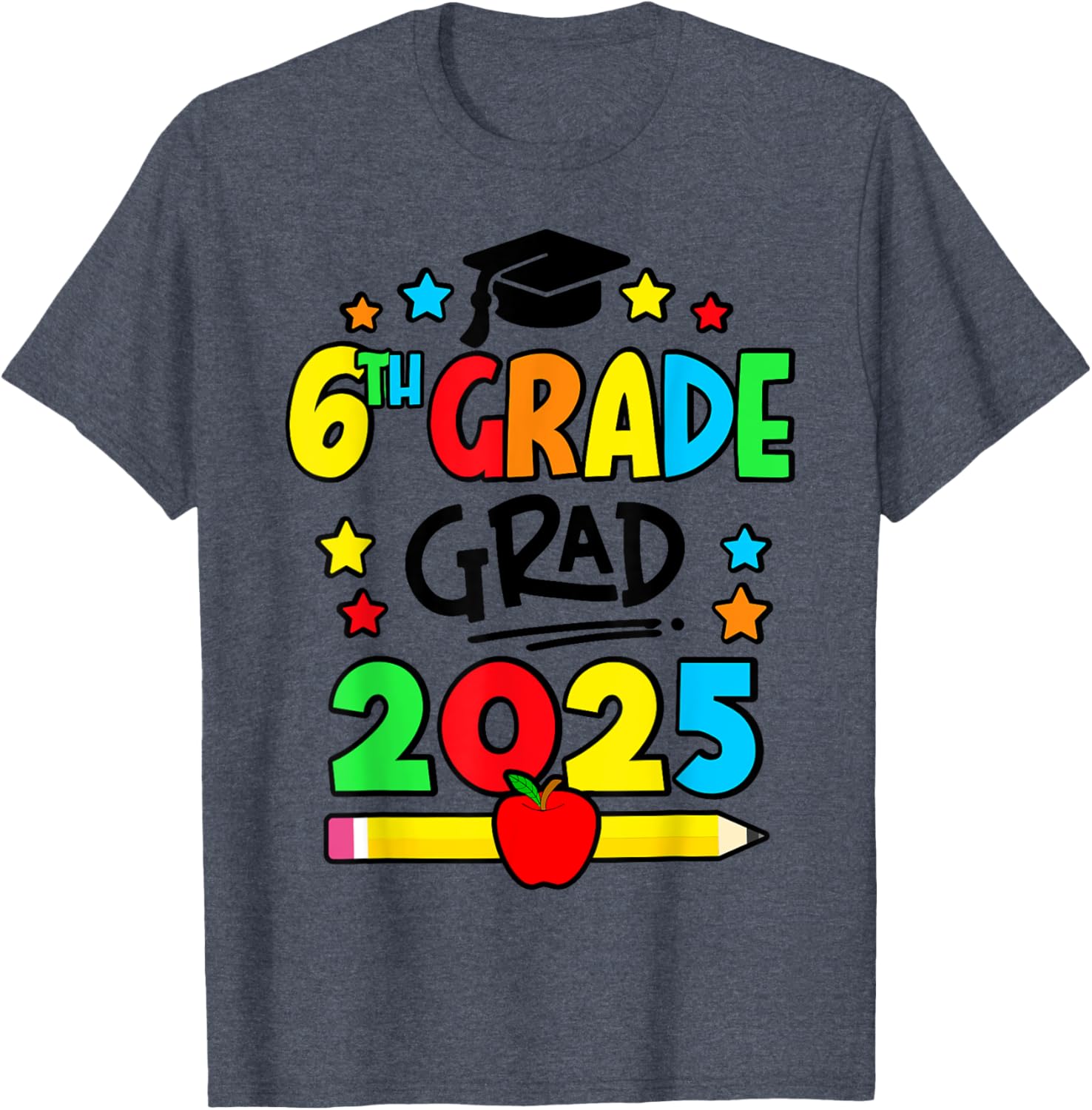Sixth Grade Graduation T-Shirt 2025 Perfect for Elementary School Celebrations - 13