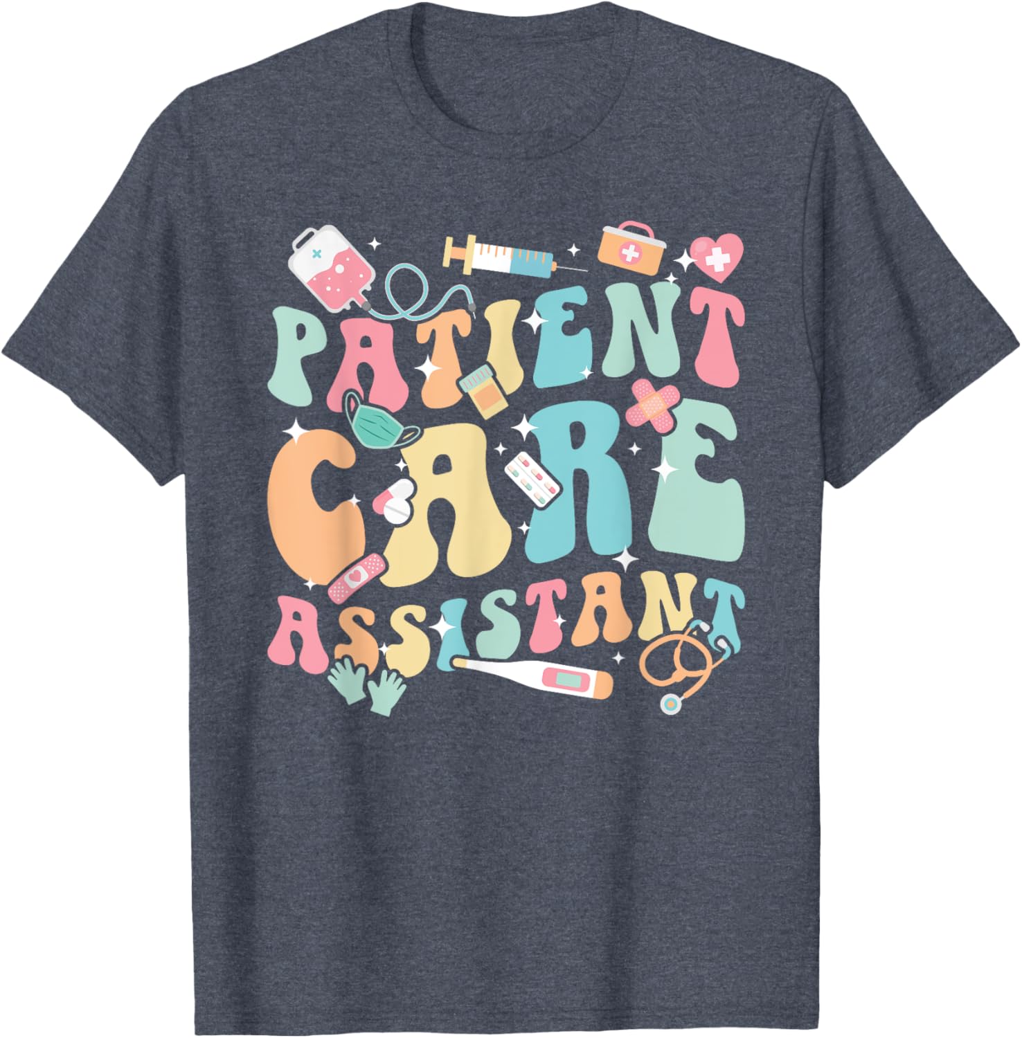 Groovy PCA Appreciation T-Shirt for Patient Care Assistants and Nurses - 3