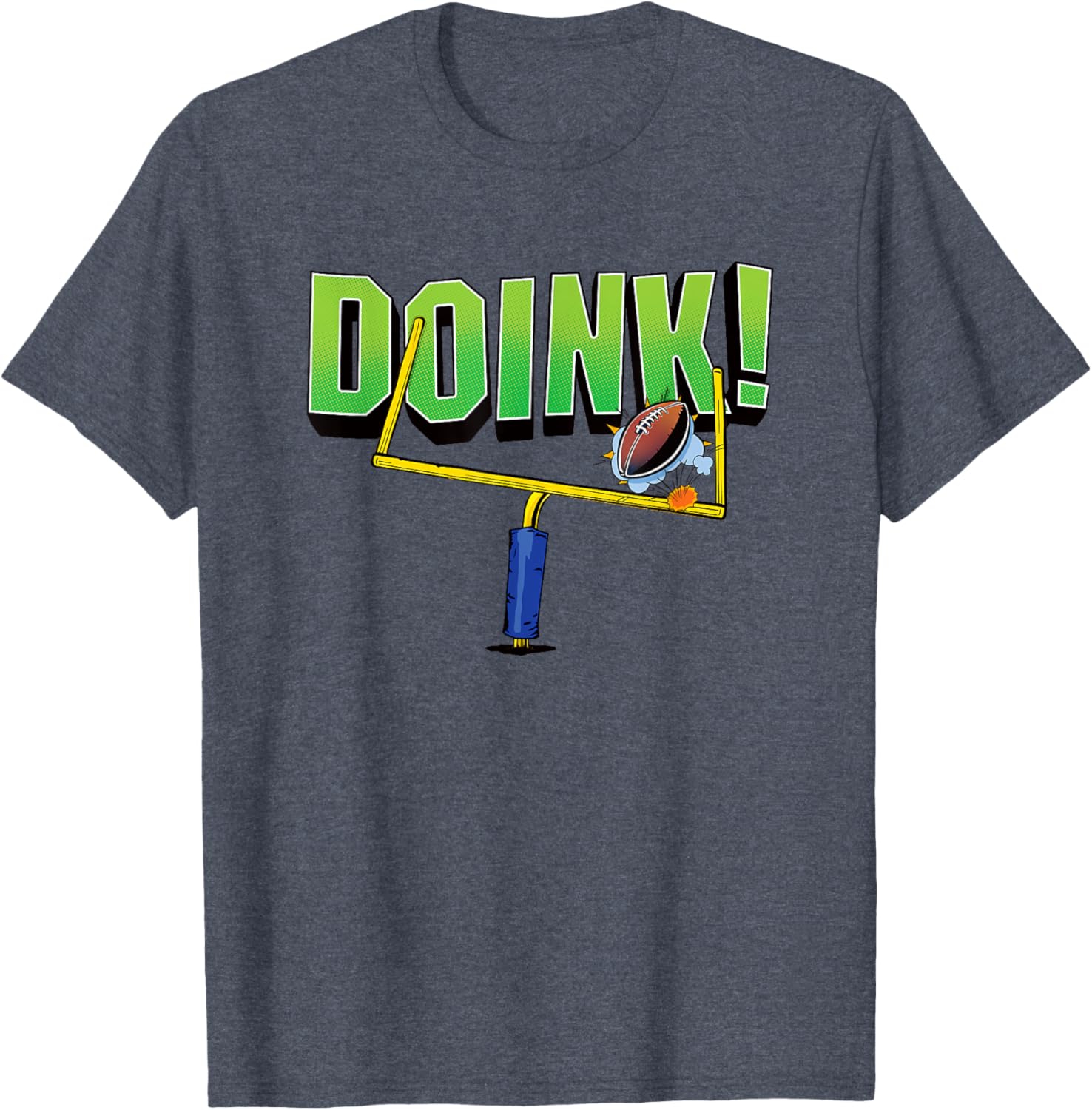 Funny Football Kicker T-Shirt for Fans Who Missed the Field Goal Posts - 26