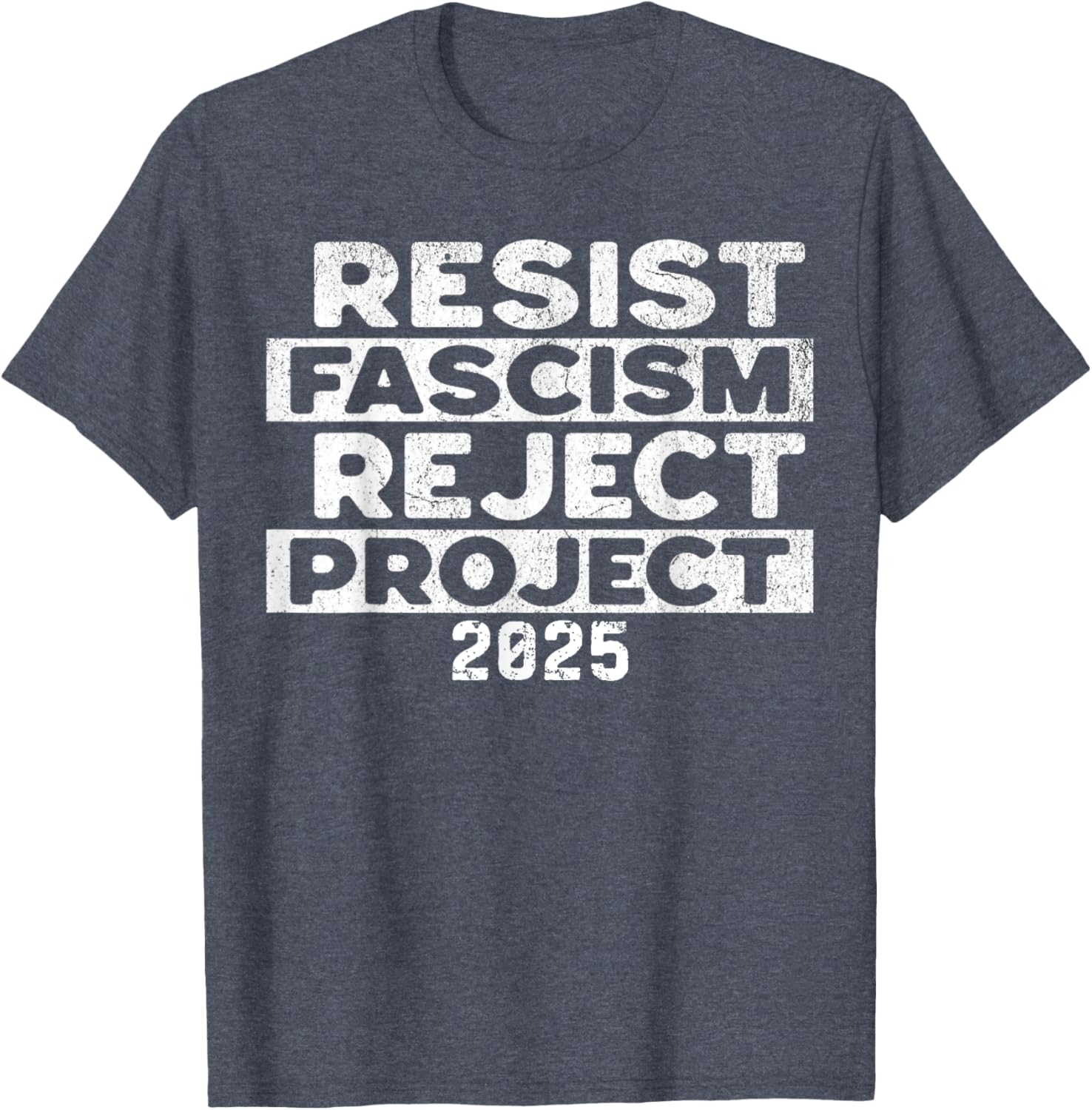 Resist Fascism Reject Project 2025 T-Shirt - Powerful Statement Apparel - 21