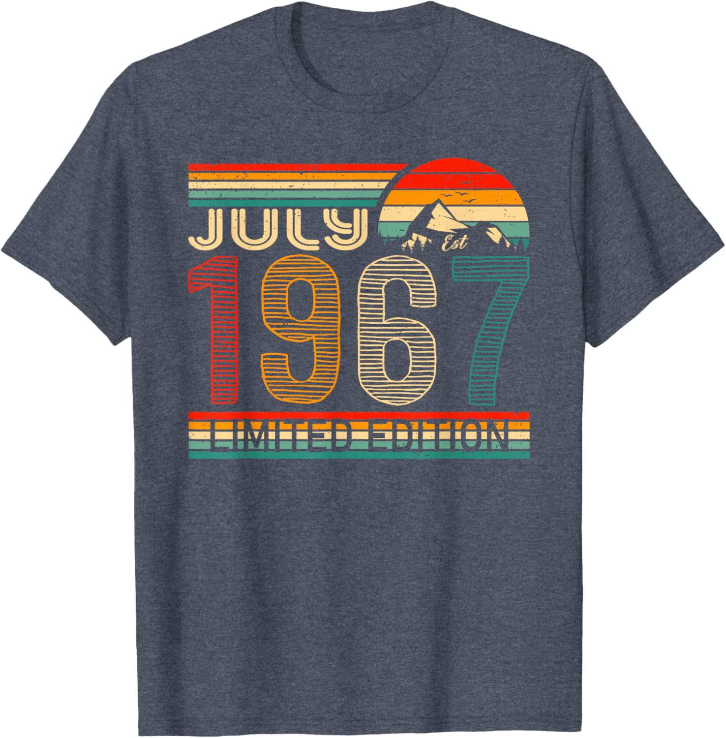 Vintage July 1967 Classic Birthday T-Shirt for Unique Celebrations - 16