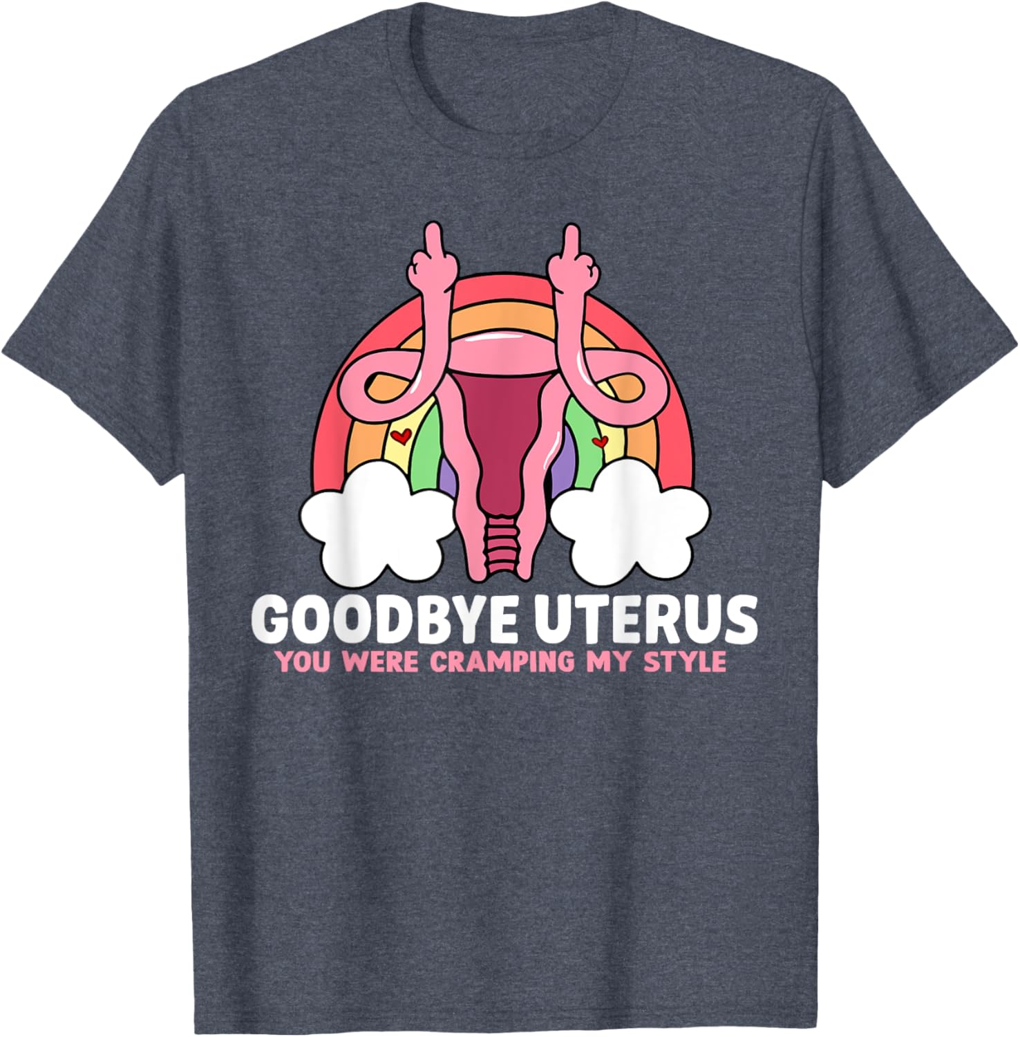 Goodbye Uterus Hysterectomy Surgery T-Shirt for Empowering Women - 8
