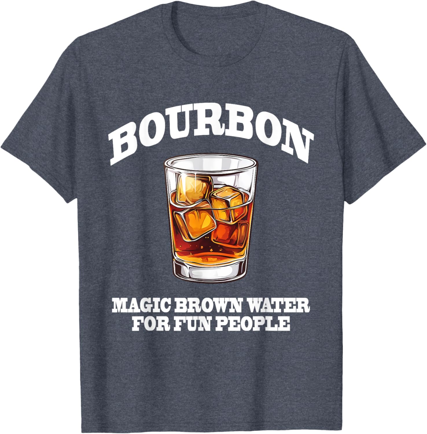 Funny Bourbon Magic Brown Water T-Shirt for Bourbon Lovers and Friends - 1