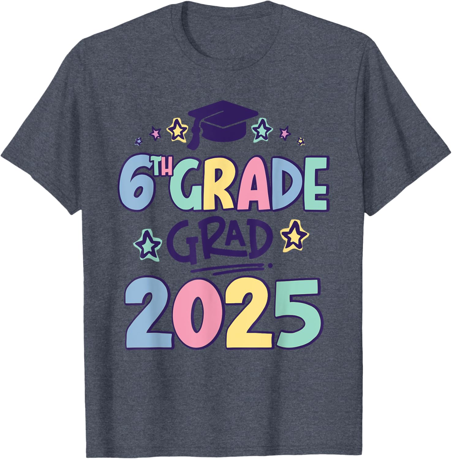 Sixth Grade 2025 Grad T-Shirt for Proud Elementary School Graduates - 10
