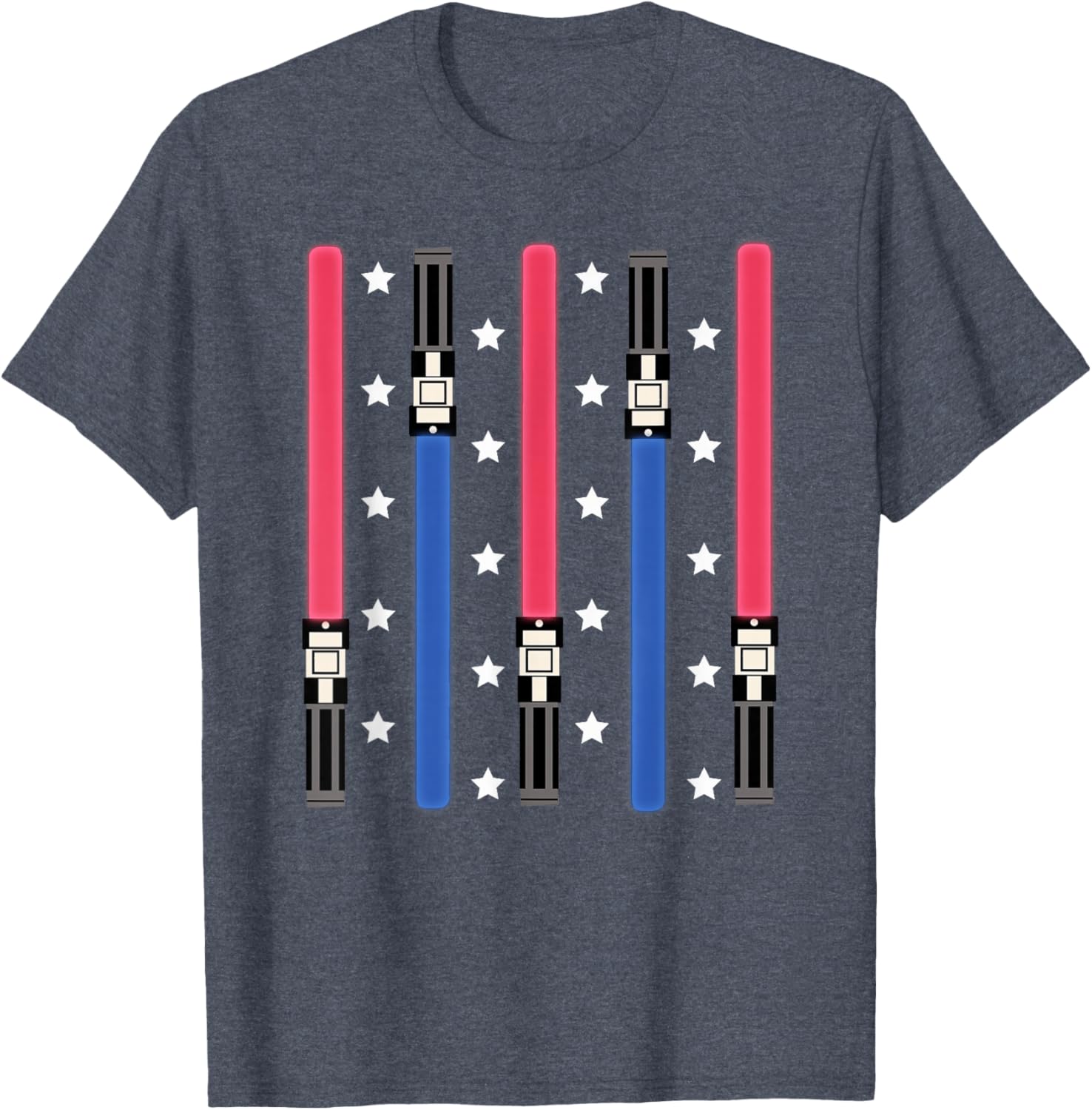 Star Wars 4th of July Lightsabers T-Shirt for Fans and Celebrations - 3