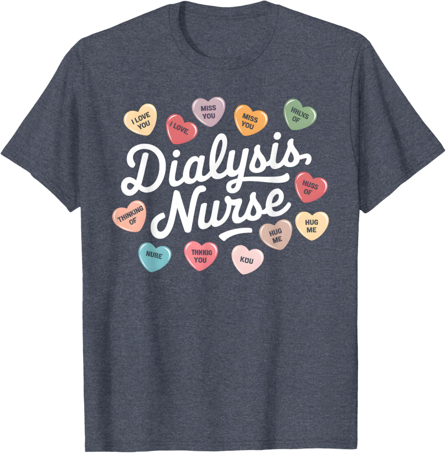 Valentine's Day Dialysis Nurse T-Shirt for Nephrology Technicians - 5