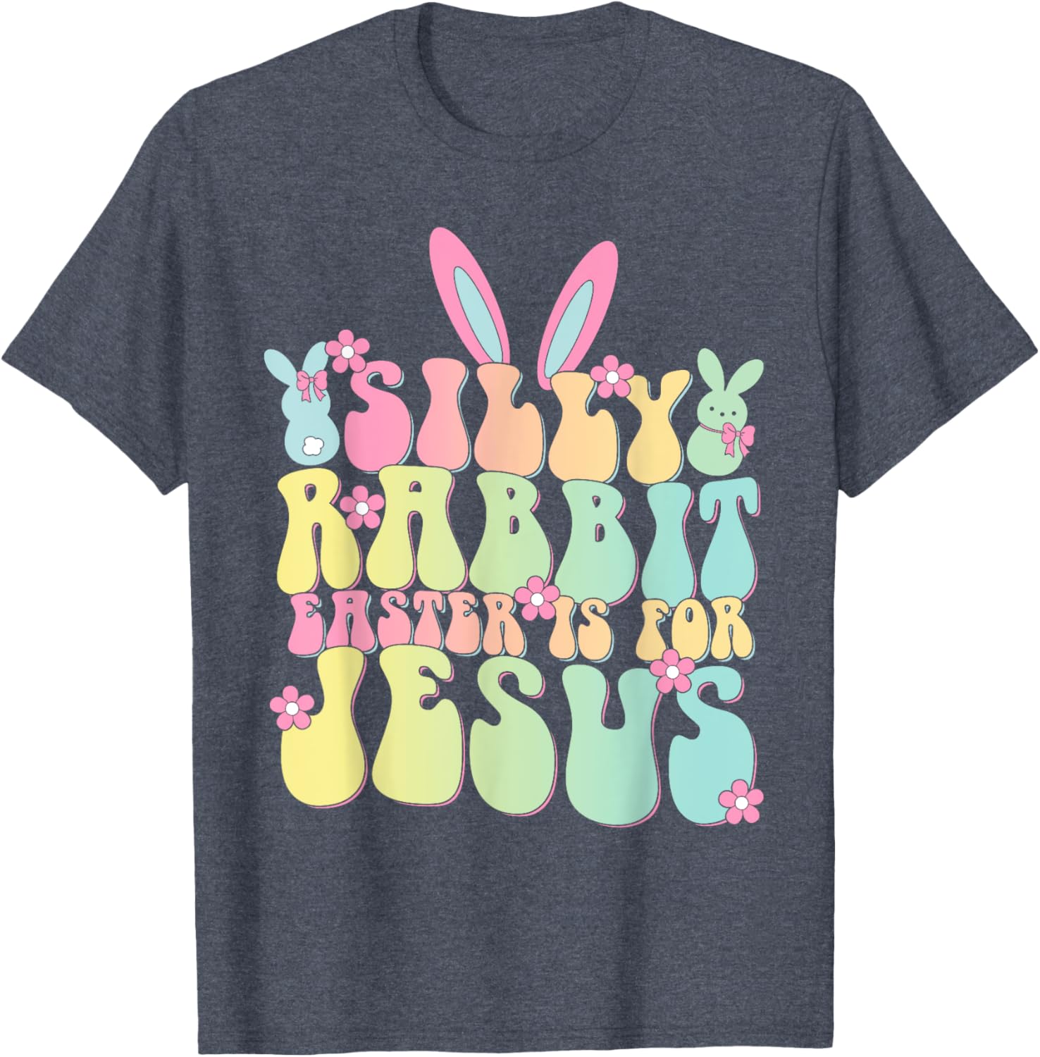 Silly Rabbit Easter is For Jesus Christian T-Shirt for Celebrating Easter - 4