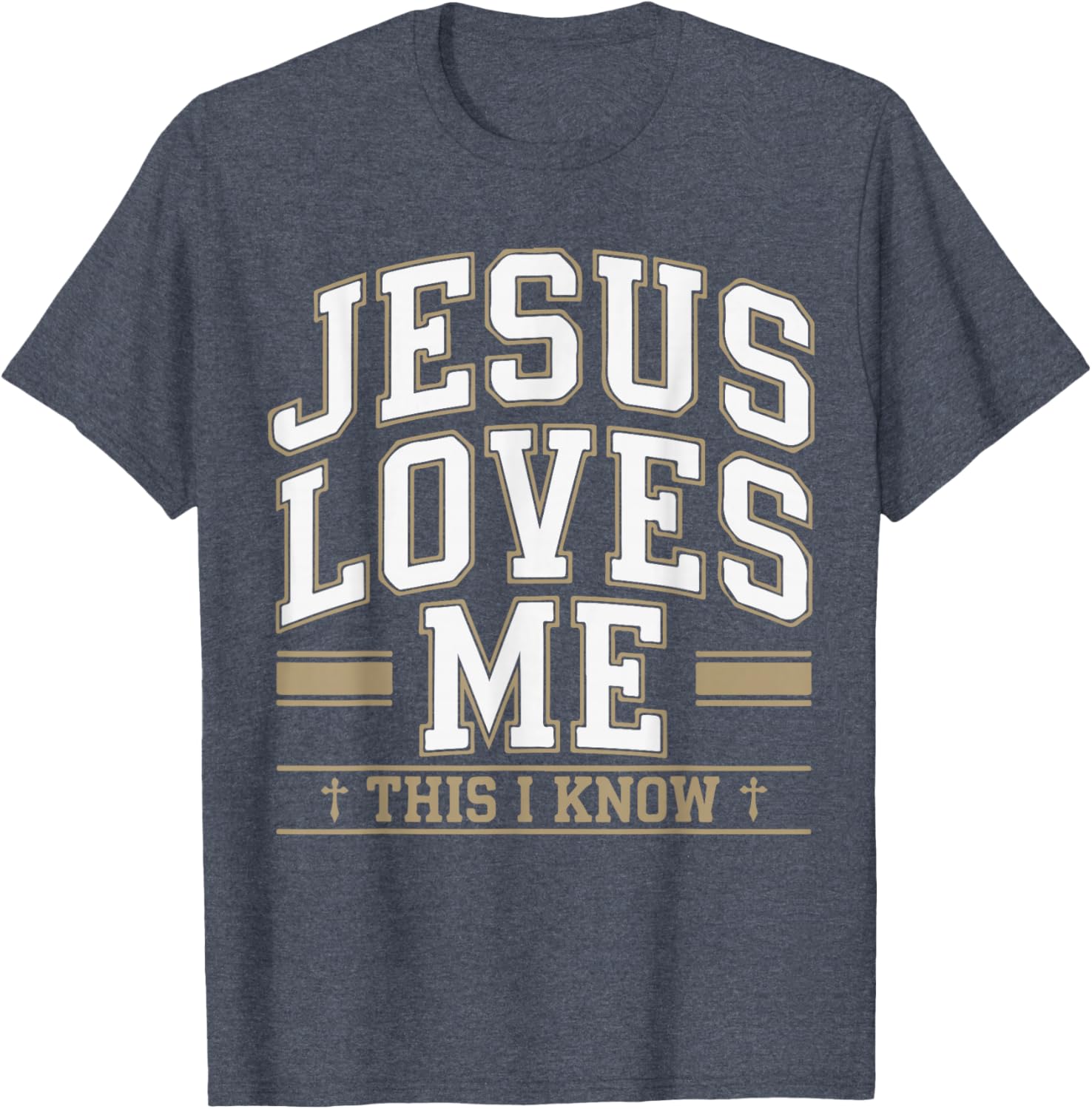 Jesus Loves Me This I Know T-Shirt for Christian Faith Fans - 9
