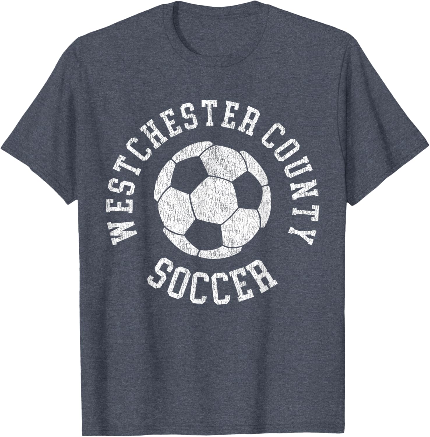 Westchester County Retro Distressed 90's Vintage Soccer T-Shirt - 12