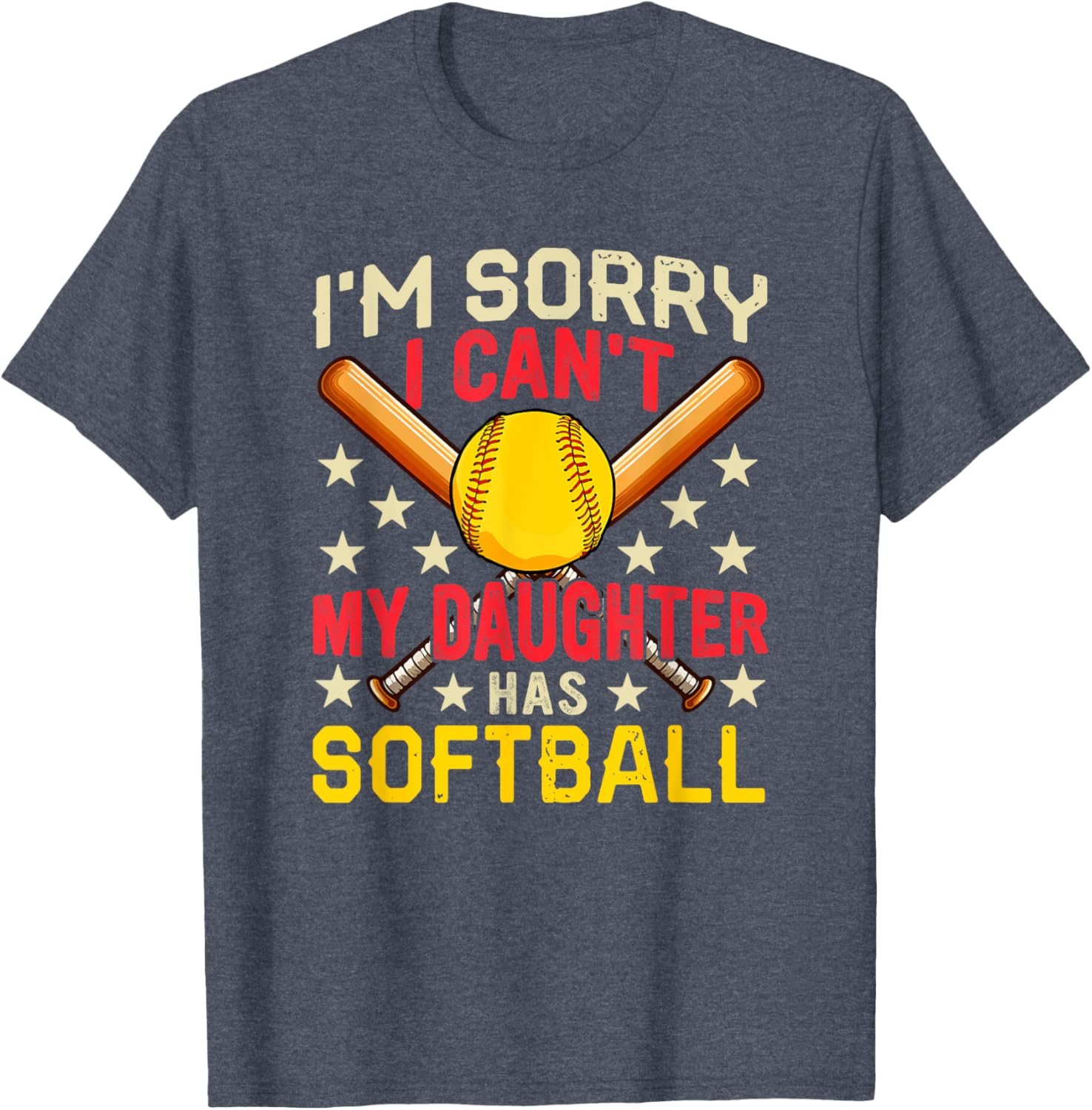 Funny Softball Player Costume Family T-Shirt for Daughters and Fans - 7