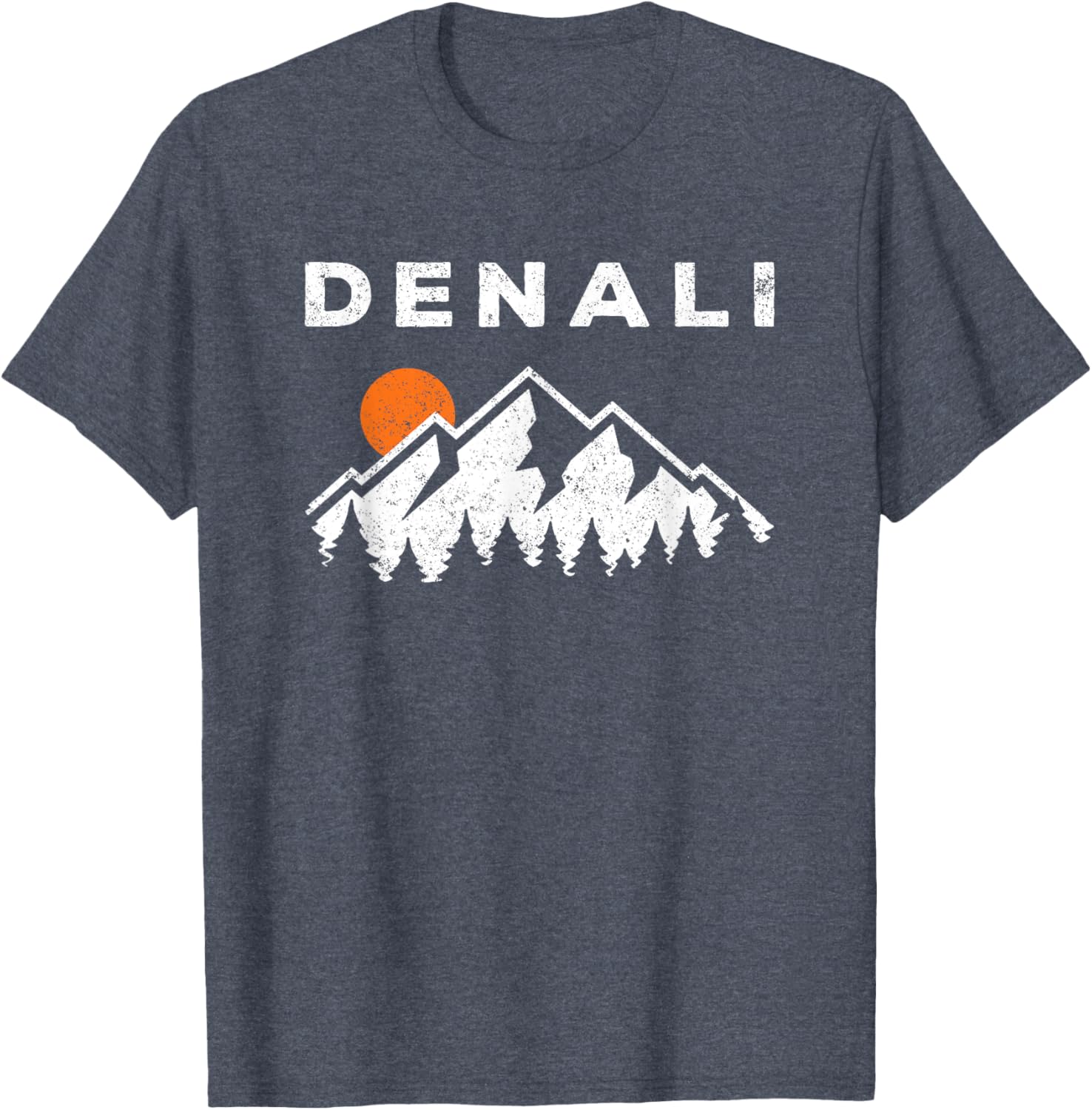Retro Denali National Park Mountains T-Shirt Vintage Alaska Souvenir - 2