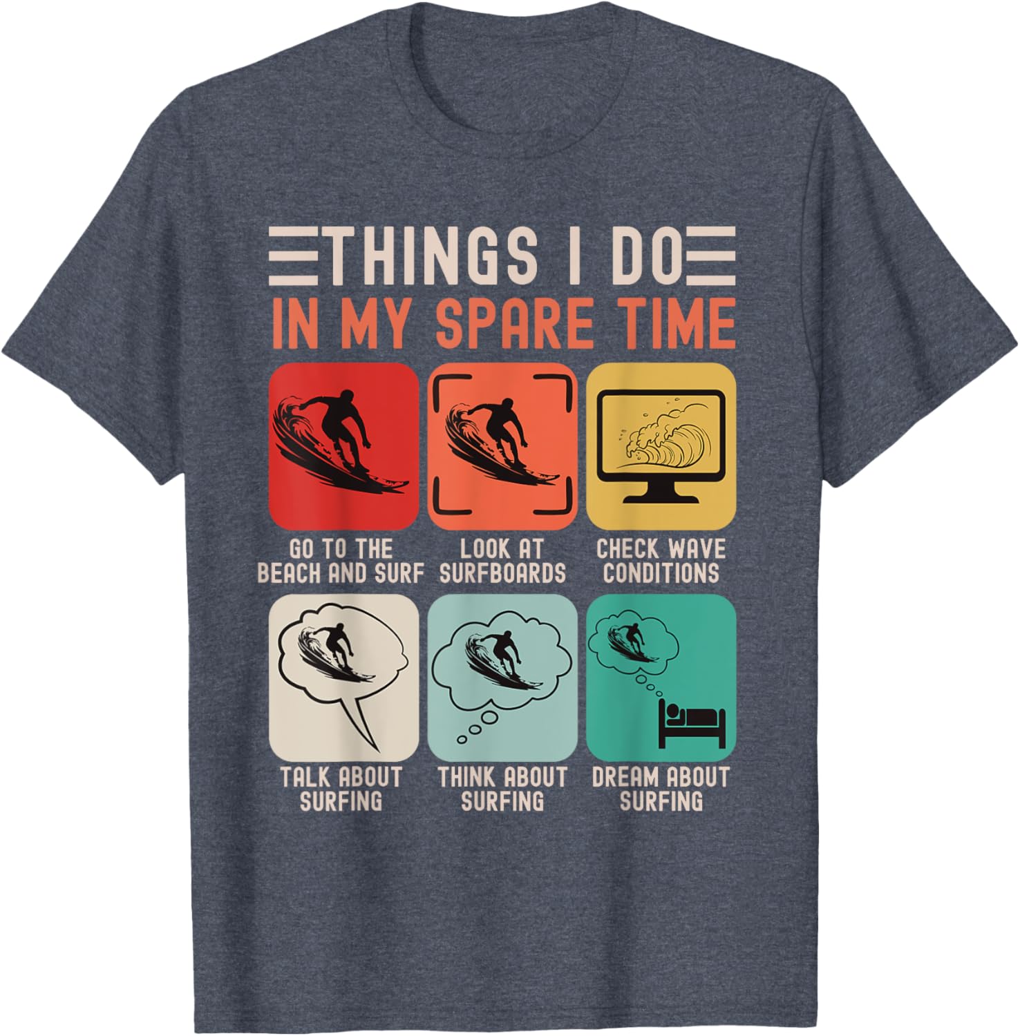 Funny Beach Days and Surfing T-Shirt for Relaxed Summer Vibes - 7