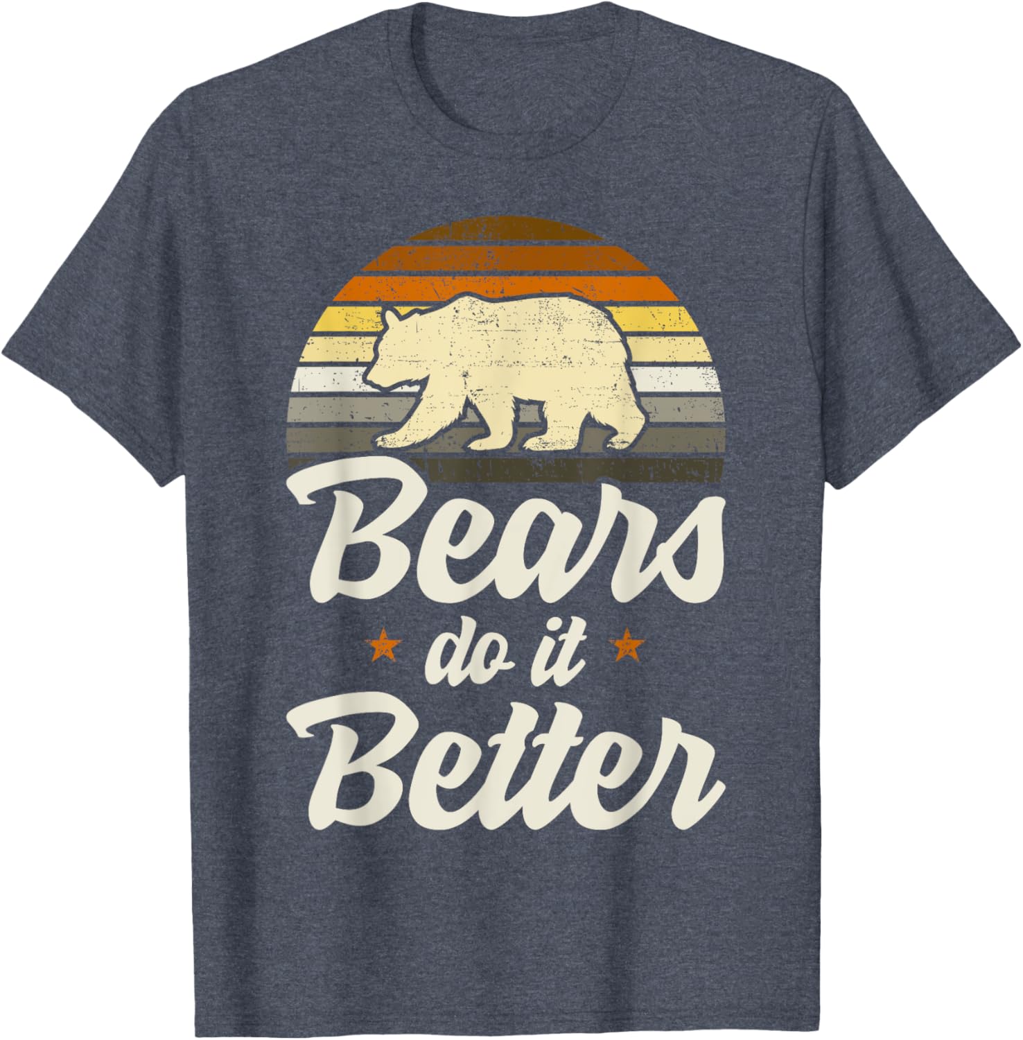 Bears Do It Better Bear Pride LGBT Flag T-Shirt for Gay Men - 1