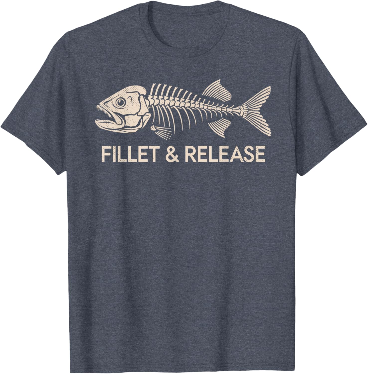 Funny Fishing T-Shirt for Anglers - Fillet and Release Humor Tee - 3