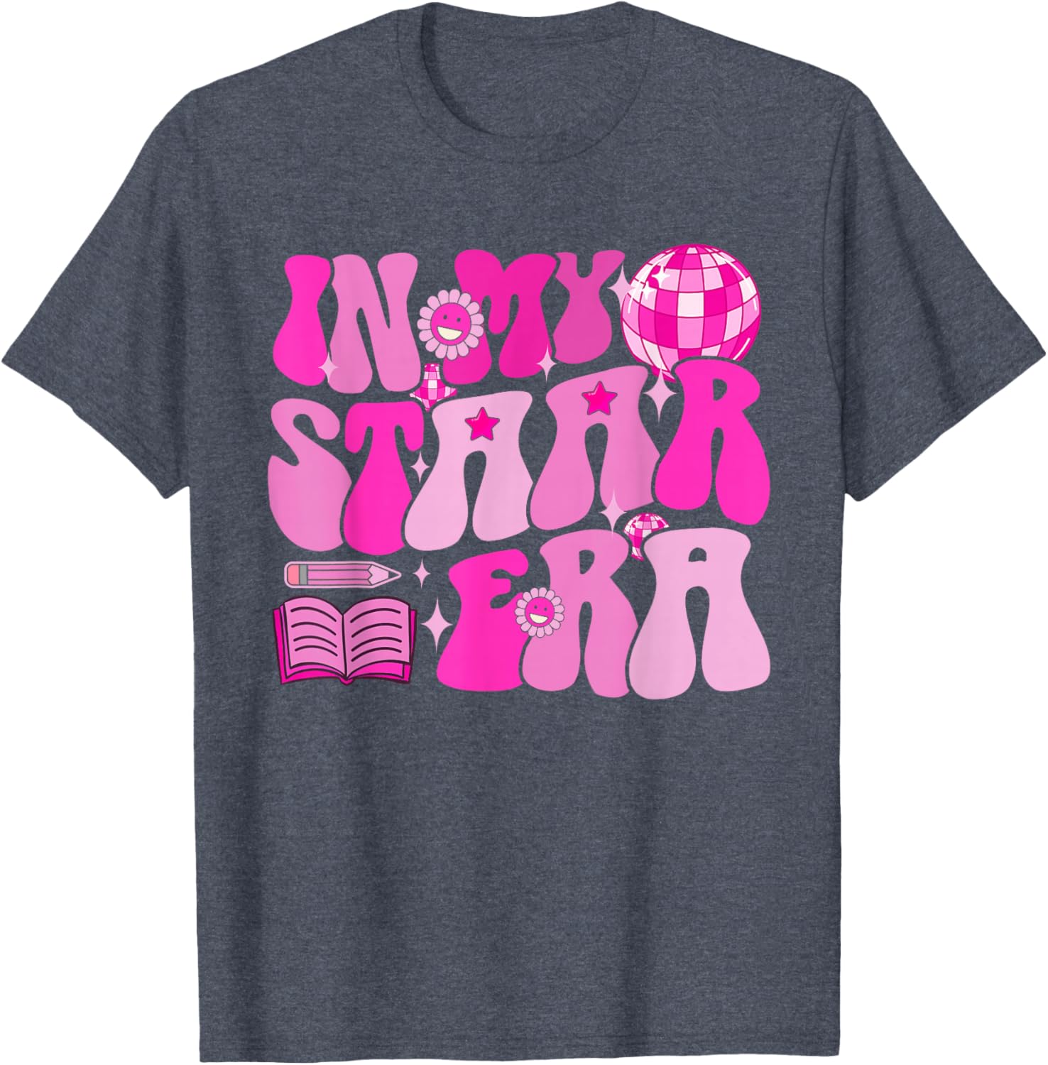 Motivational STAARe Teacher Student T-Shirt for Testing Day Fun - 11