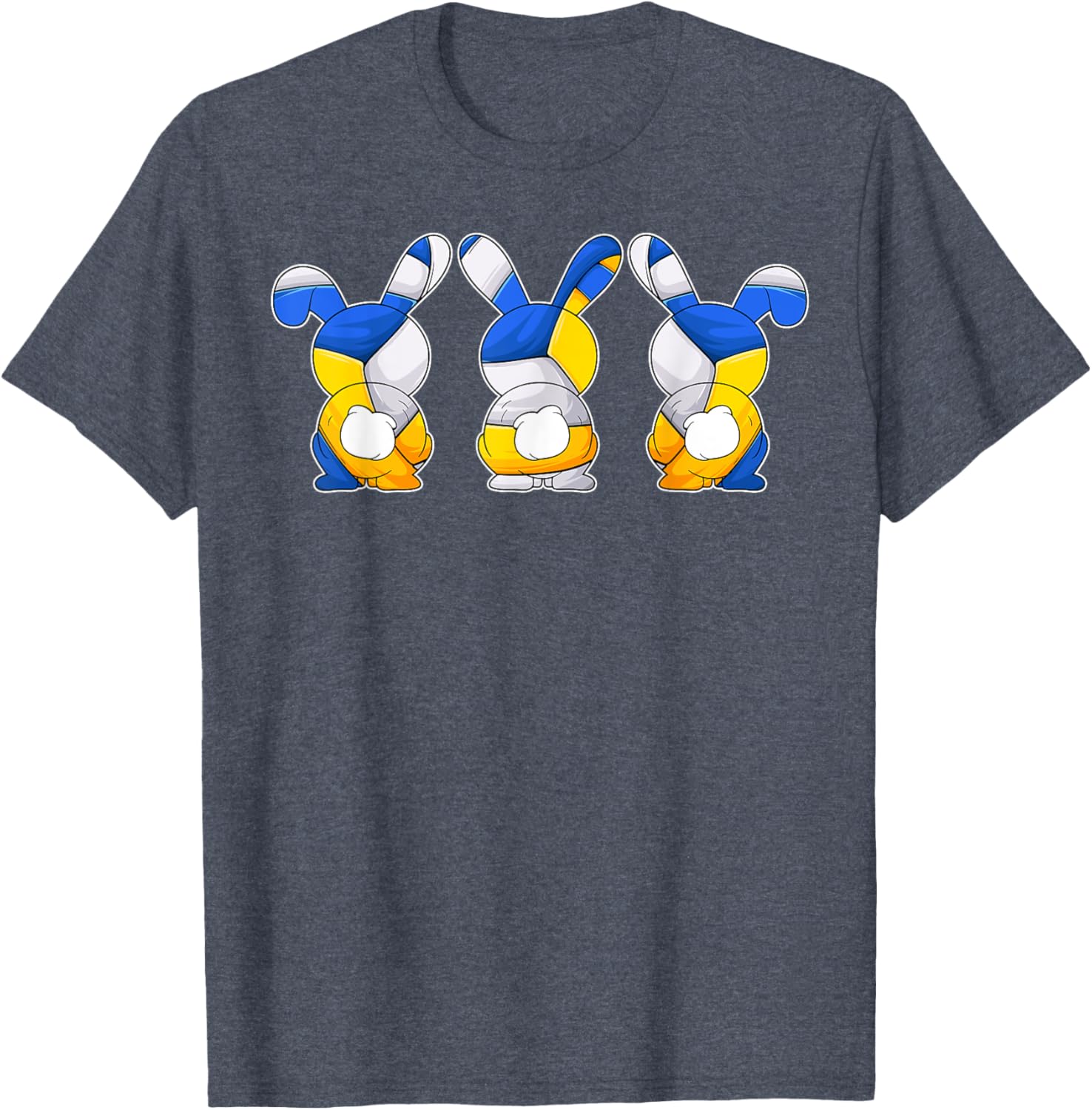 Funny Volleyball Easter Bunnies T-Shirt for Men and Boys Celebrating Easter - 5