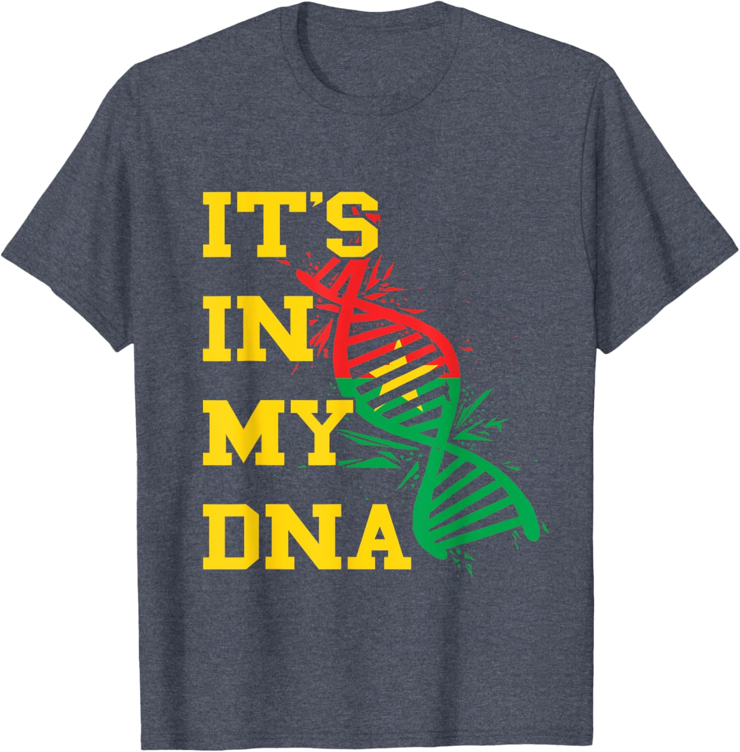 Burkina Faso Flag DNA Pride T-Shirt for Proud Burkina Fasoans - 14
