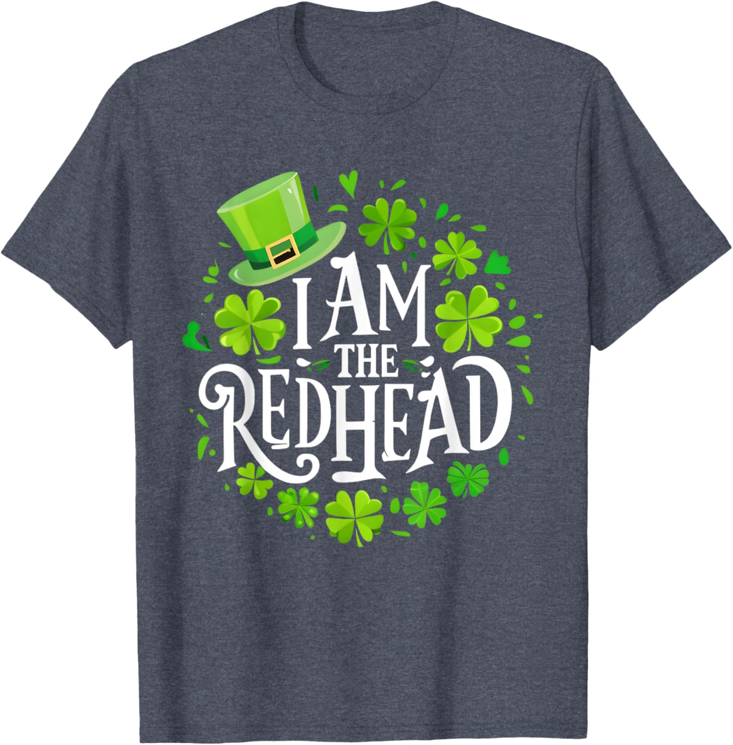 Funny St Patricks Day Redhead T-Shirt for Women - I Am The Redhead Dibs - 19